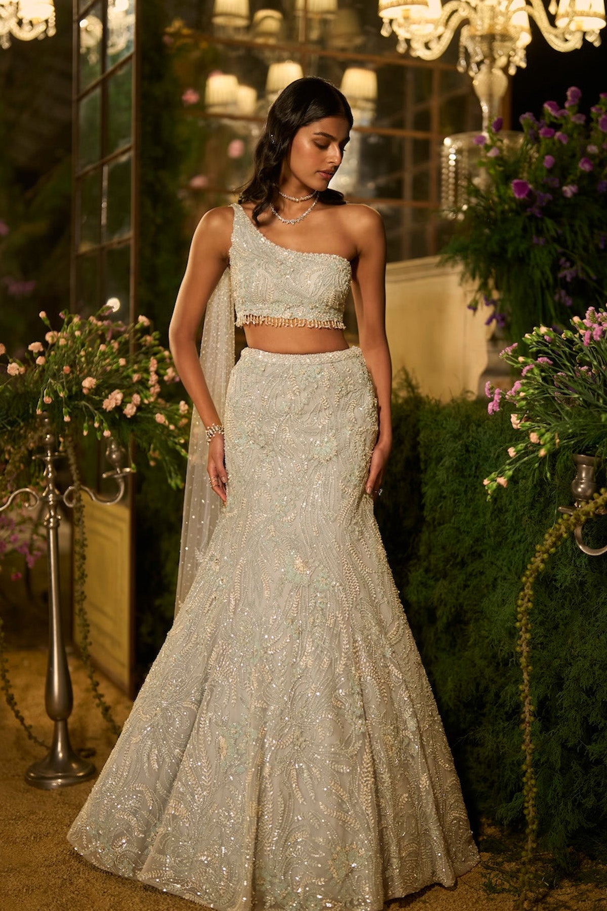 Periwinkle Blue Skirt Set