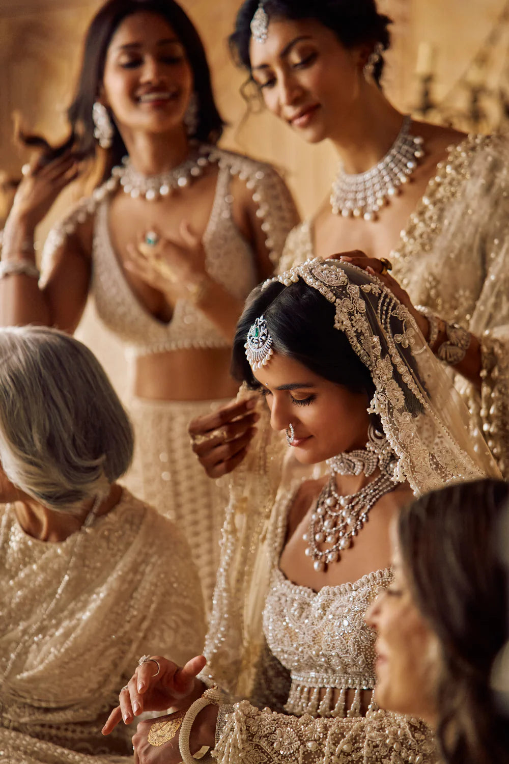 Nude Pearl Lehenga Set