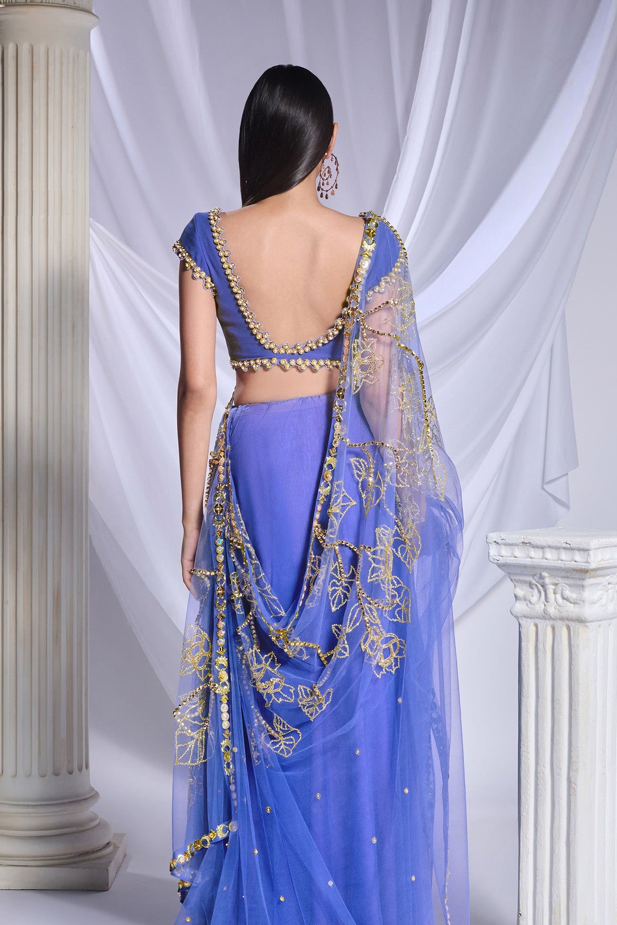 Sea's The Day Saree Set