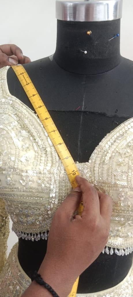 Lime Yellow Sequin Lehenga Set - Ready To Ship