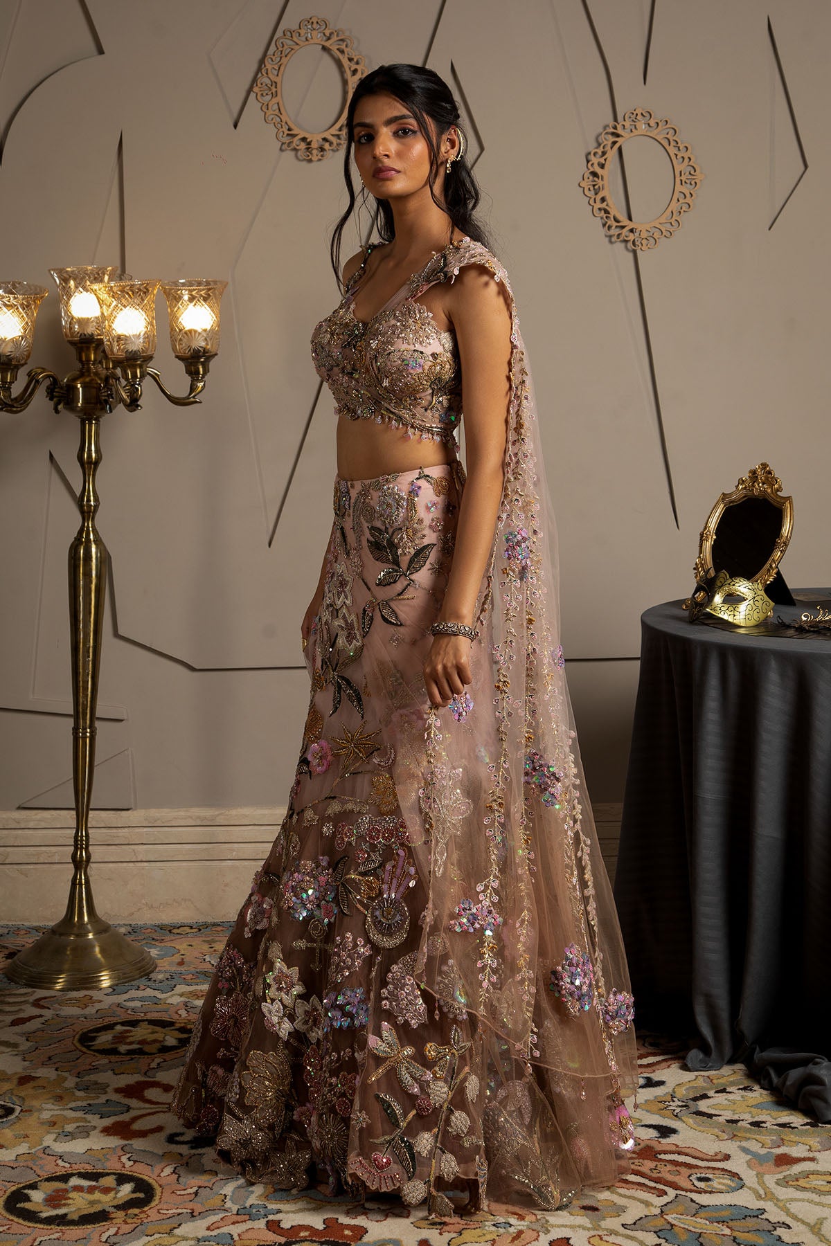 Aurora Draped Lehenga