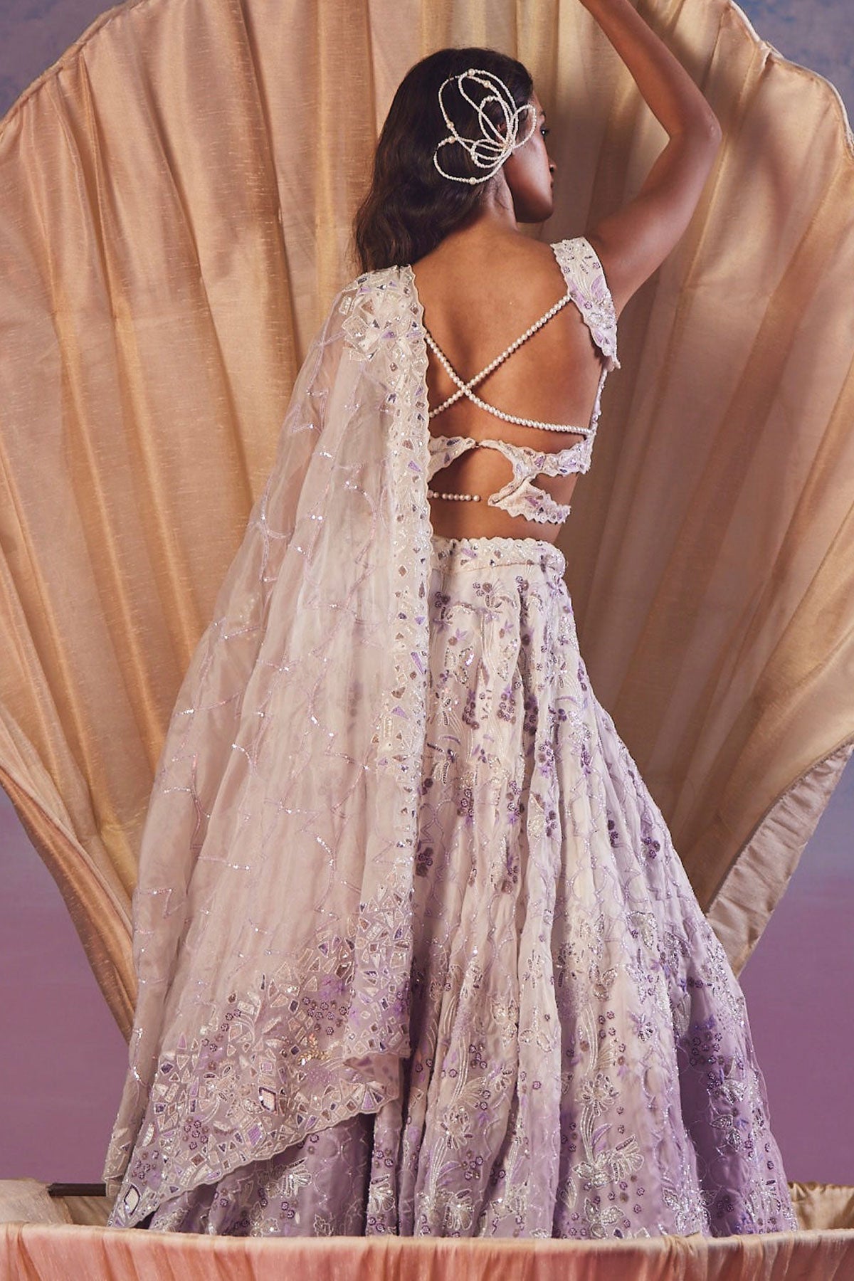 Amara Ivylac Cutdana Bridal Lehenga Set