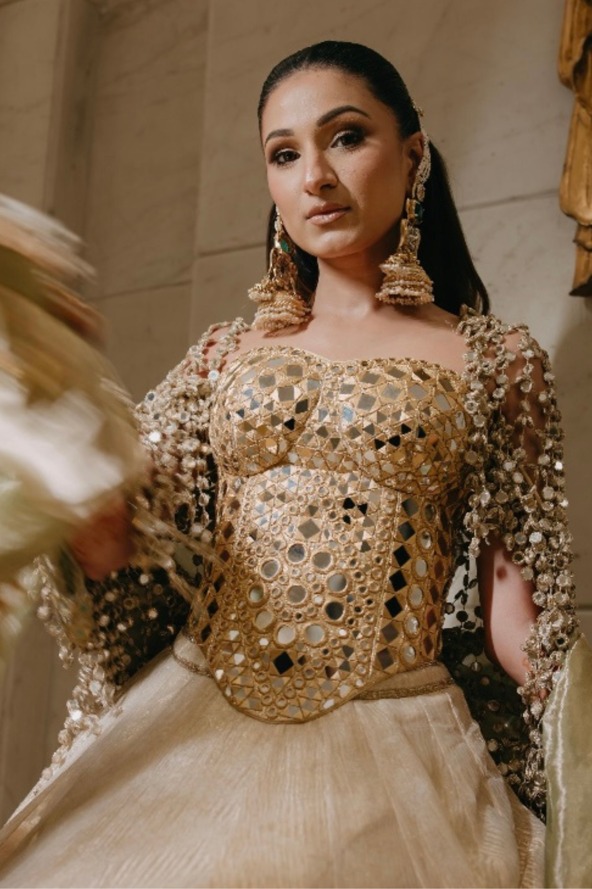 Noopur Artul in Nagma Lehenga-B WITH VEIL