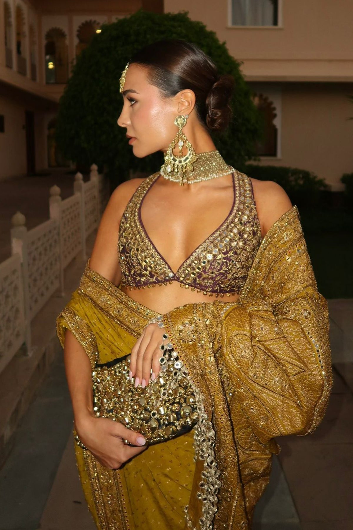 Taniya Shroff in Arundhati Saree Set