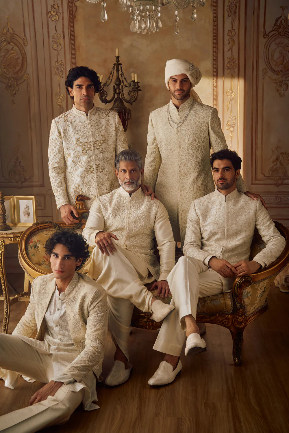 Ivory Sherwani Set