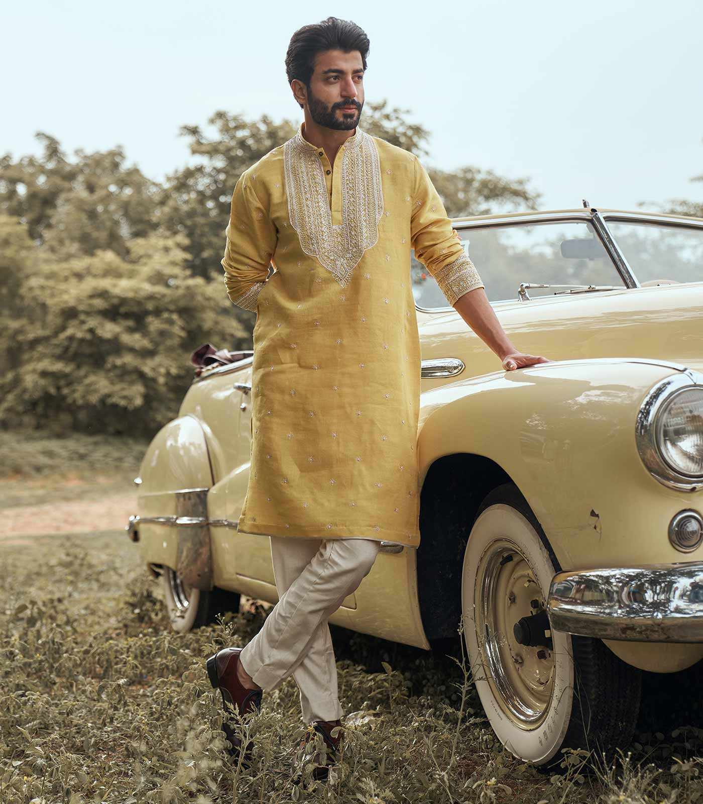 LOTUS BOOTI KURTA SET