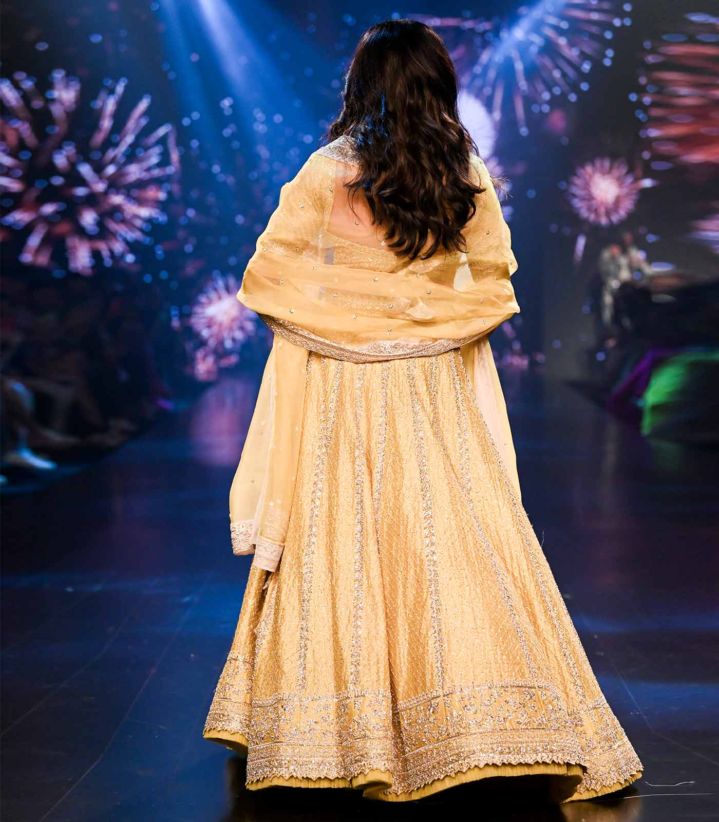 AHILAYA YELLOW LEHANGA SET