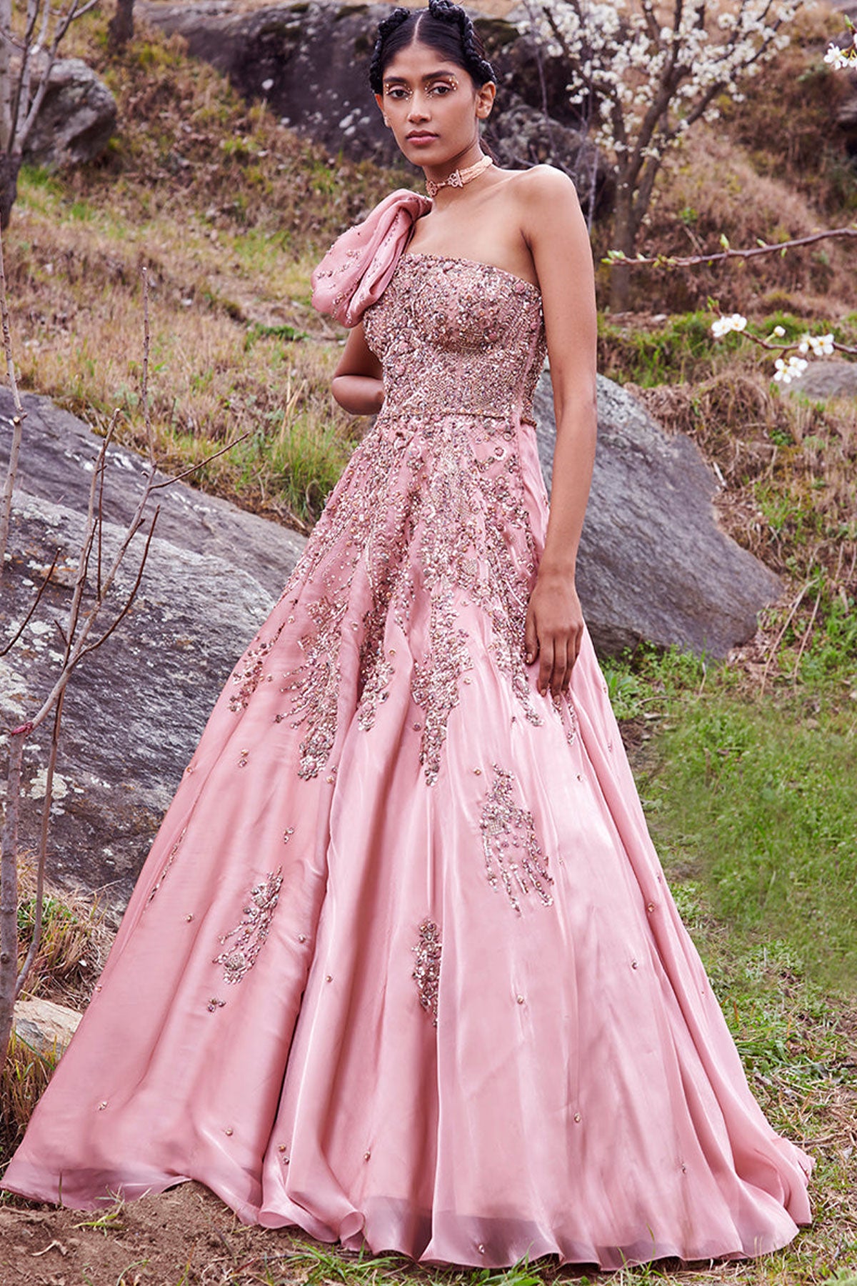 "Felicious" Organza Gown