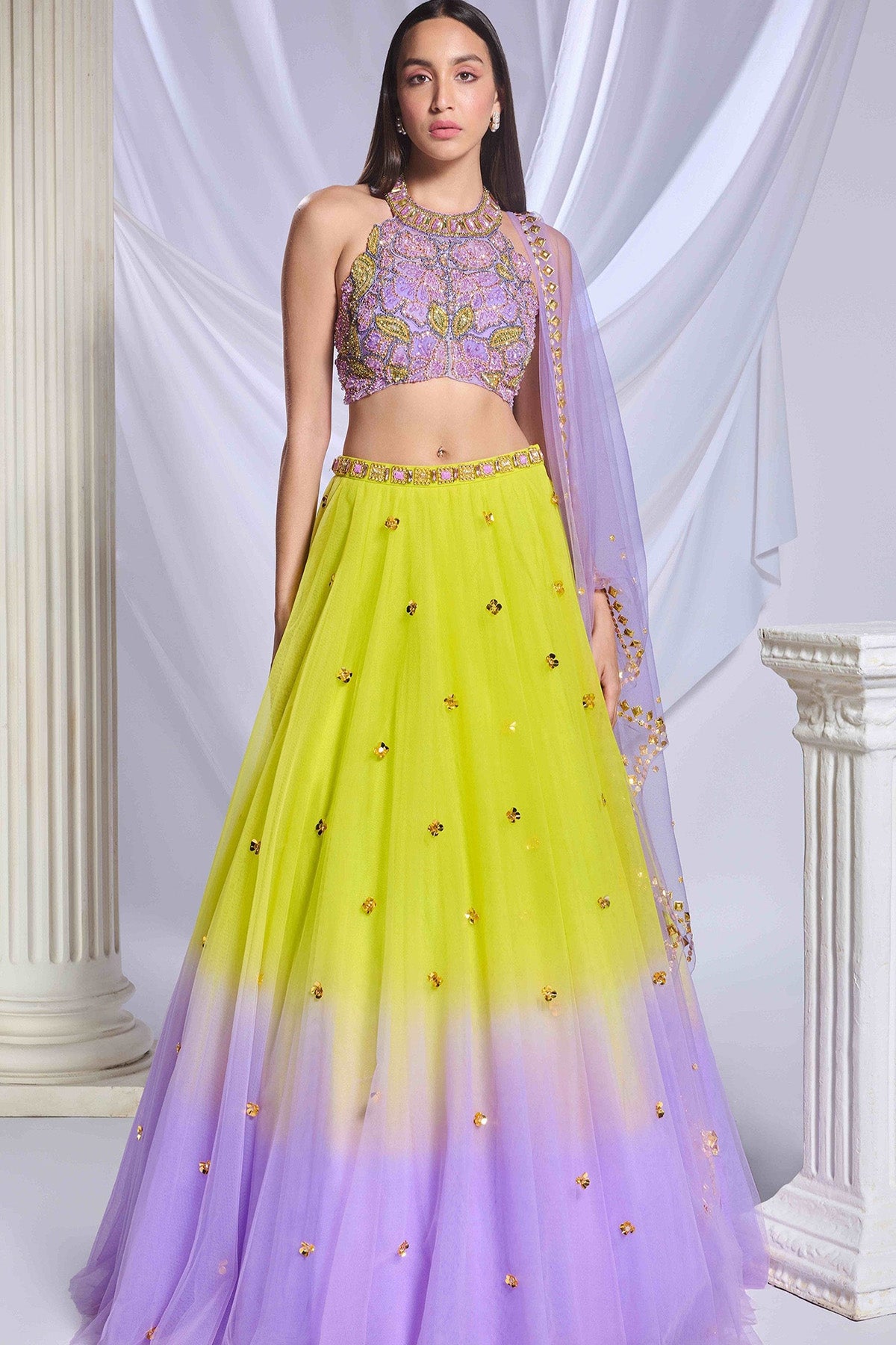 BERRY SORBET LEHENGA SET