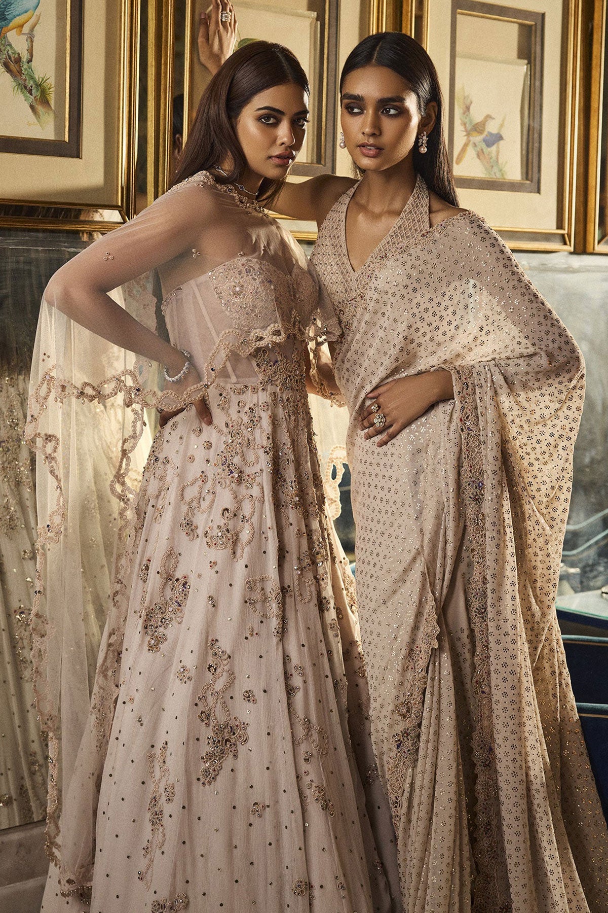 "Jahaan" Chiffon Sari