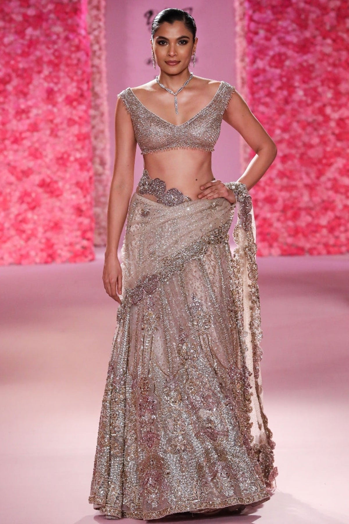 "Ella" Shimmer Tulle Saree