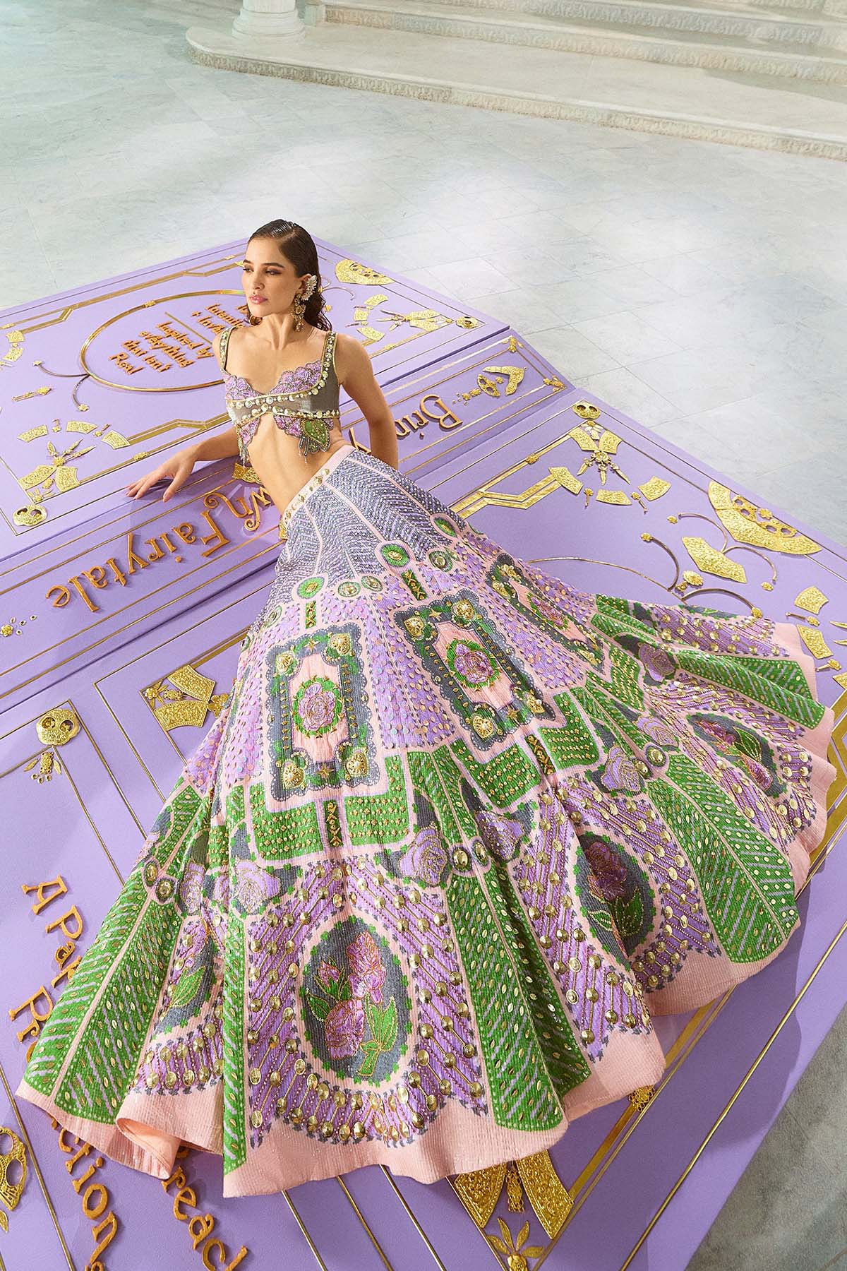 Dear Dahlia Lehenga set