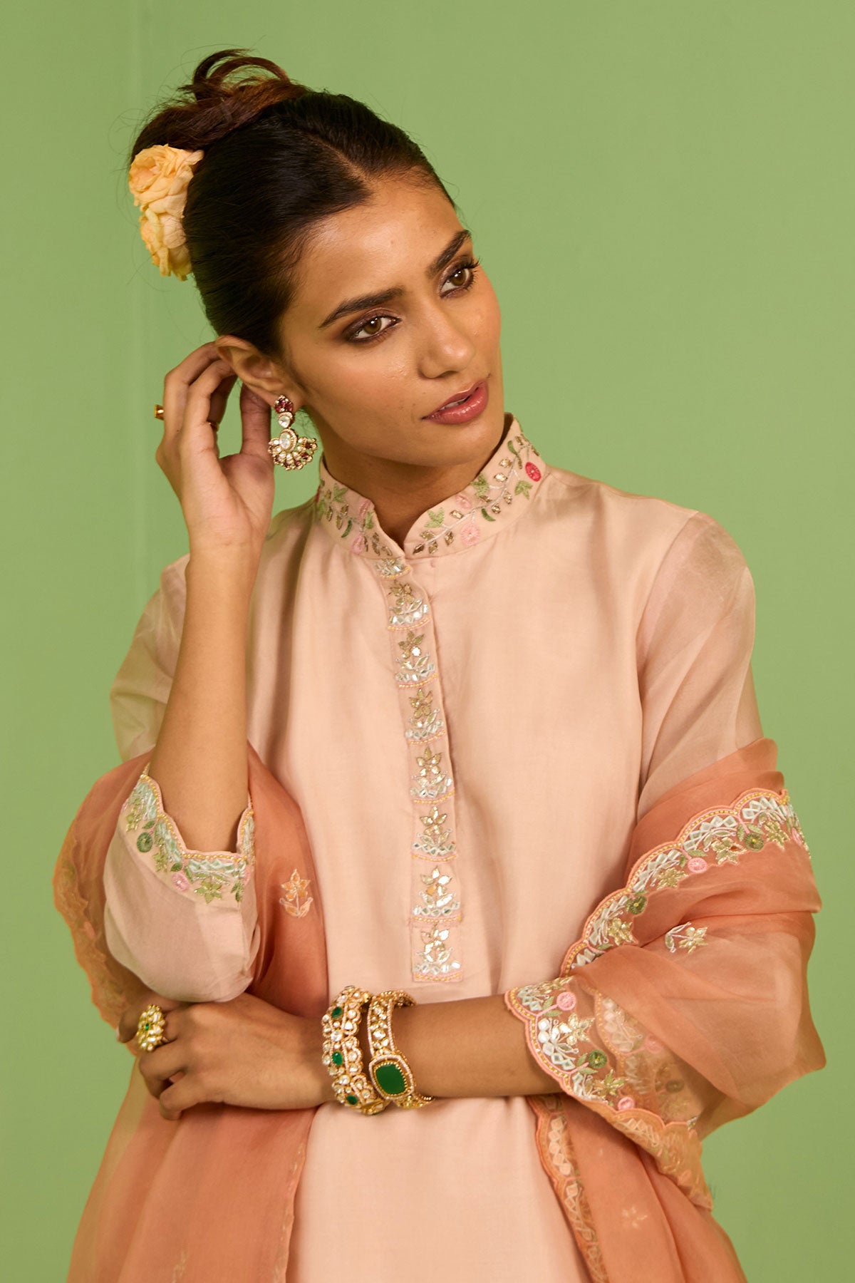 Anisa Gota Patti Sharara Set