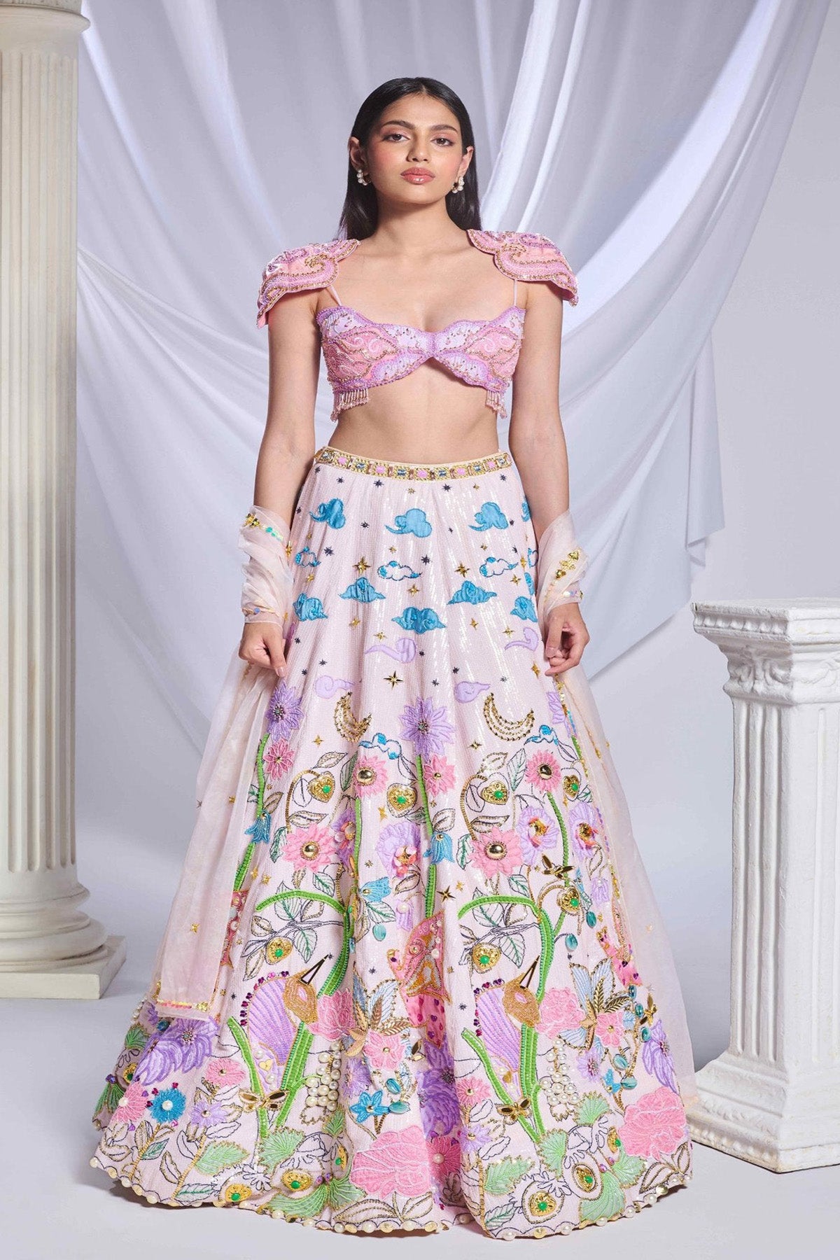 Whimsical wonderland lehenga set
