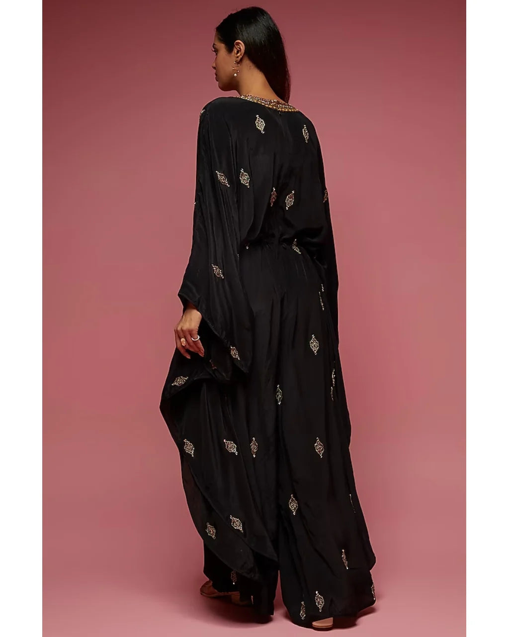 Black Kaftan Jumpsuit