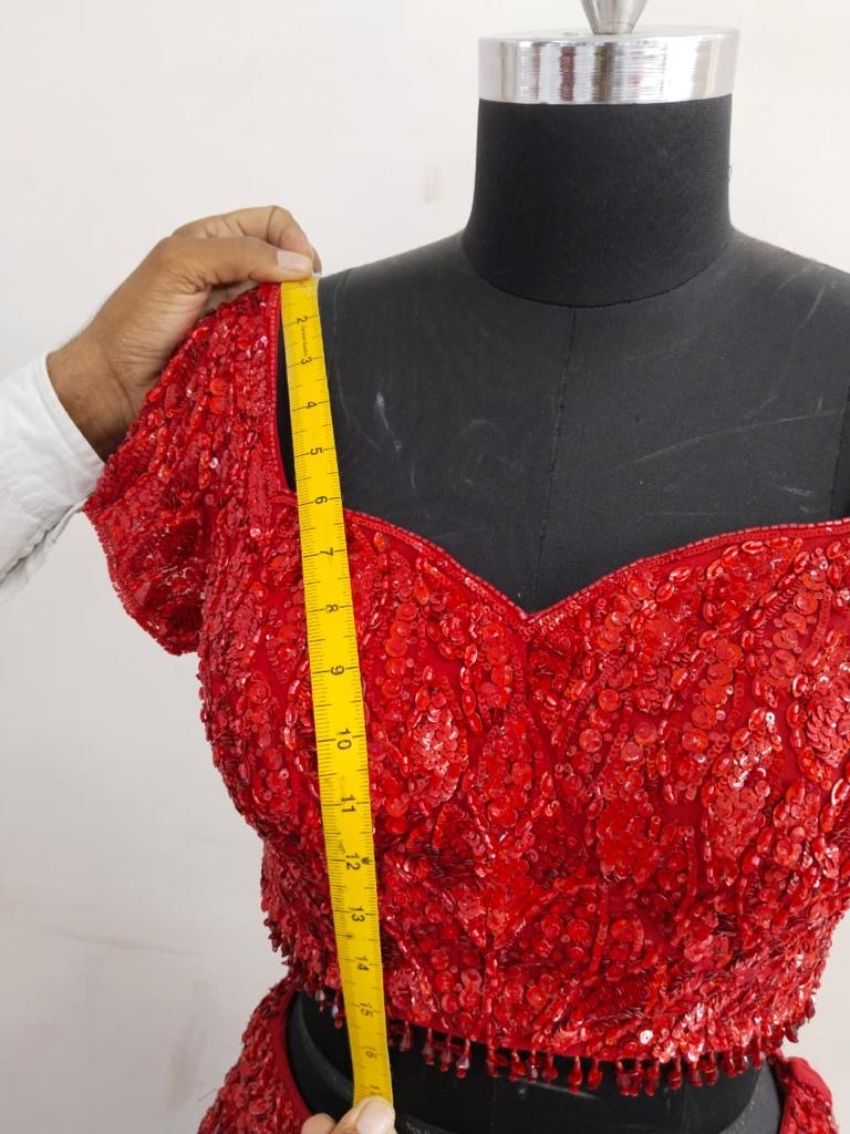 Red Leaf Lehenga - Ready To Ship