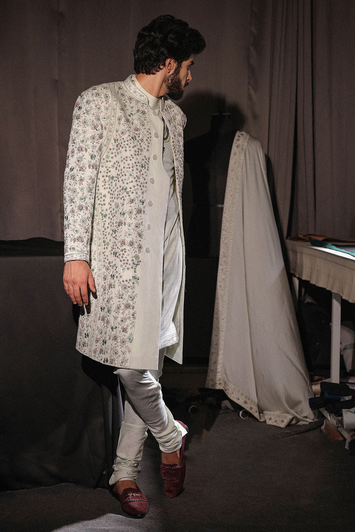 The Blue Iris Sherwani Set