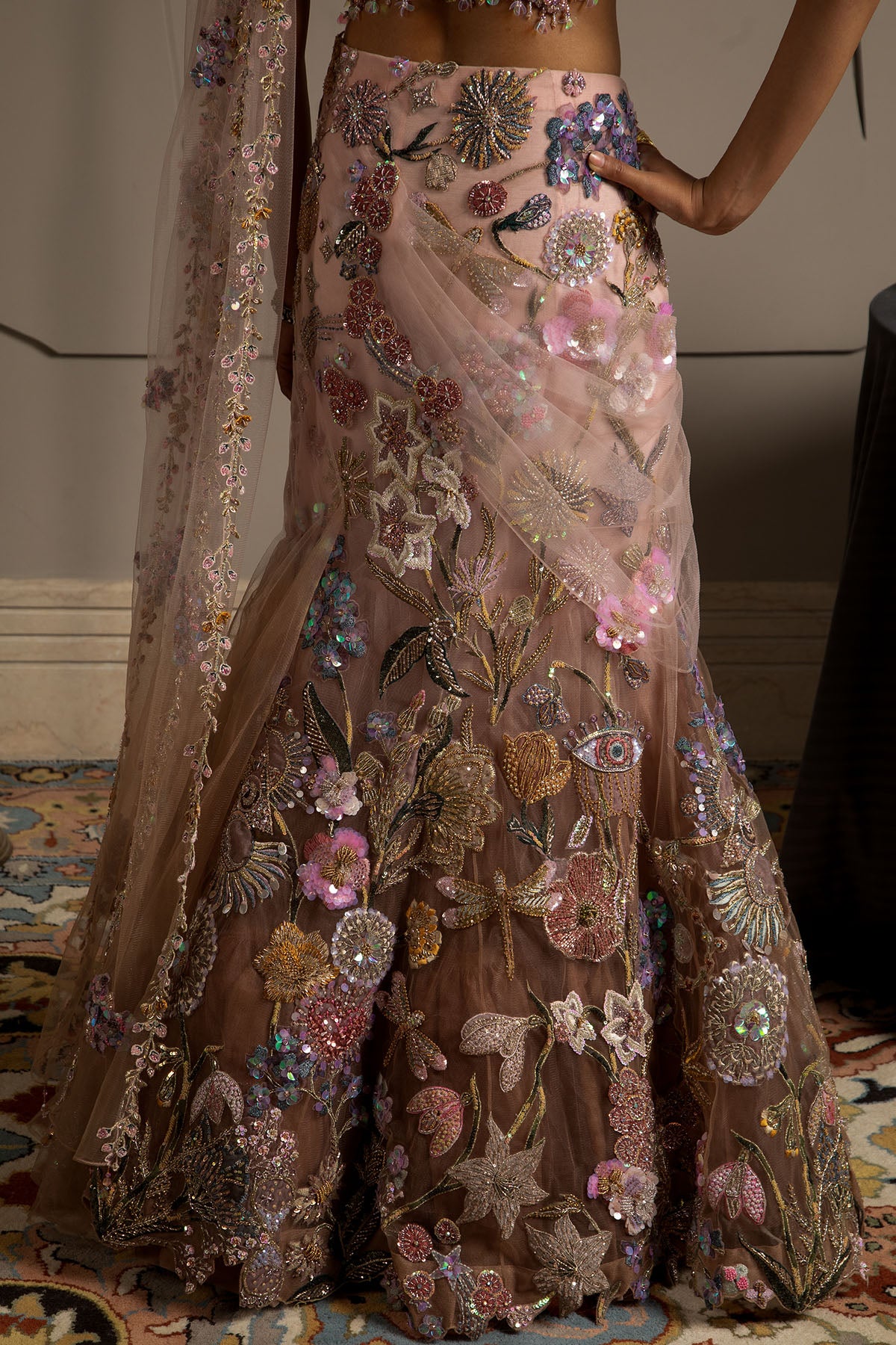 Aurora Draped Lehenga