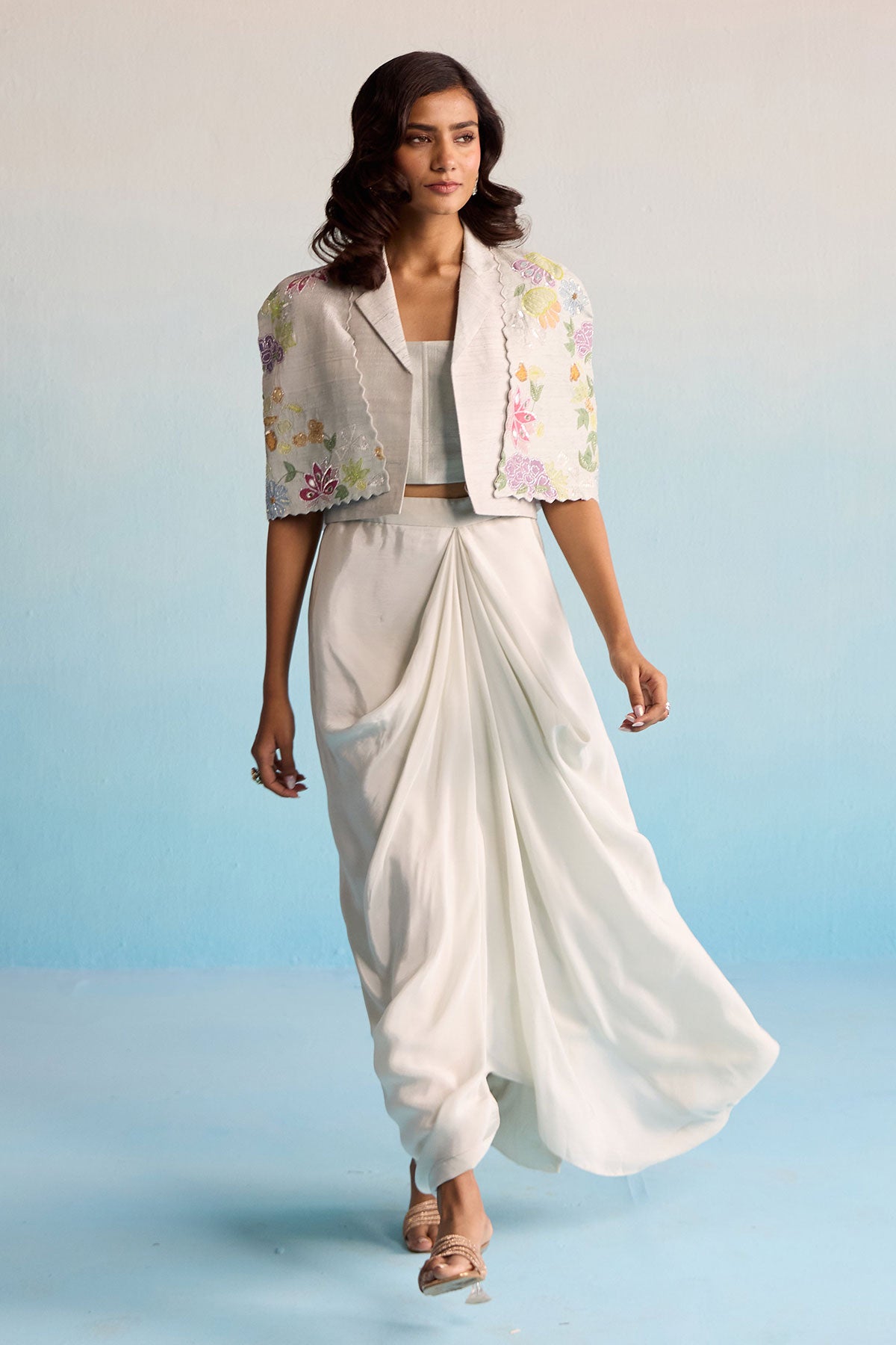 Aroha Skirt And Jacket Set