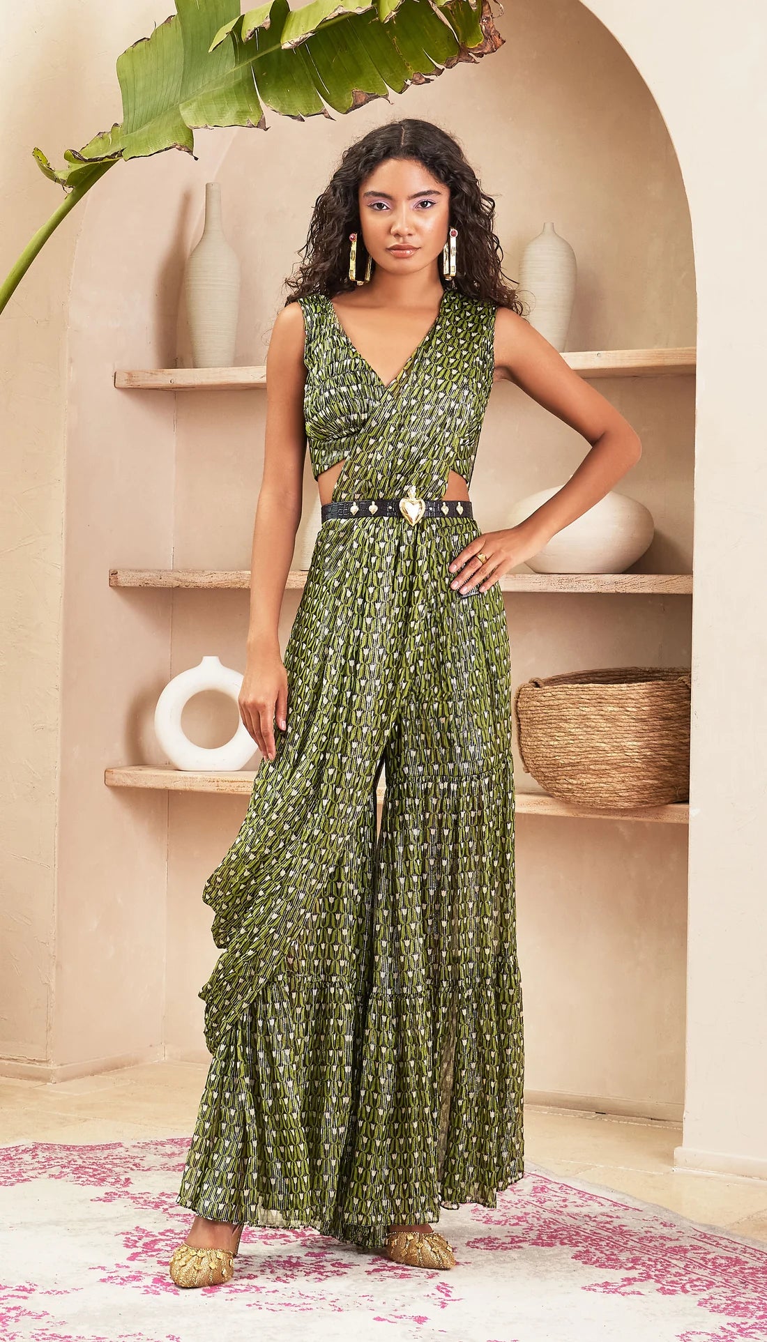 FREYAH - SHARARA SARI SET