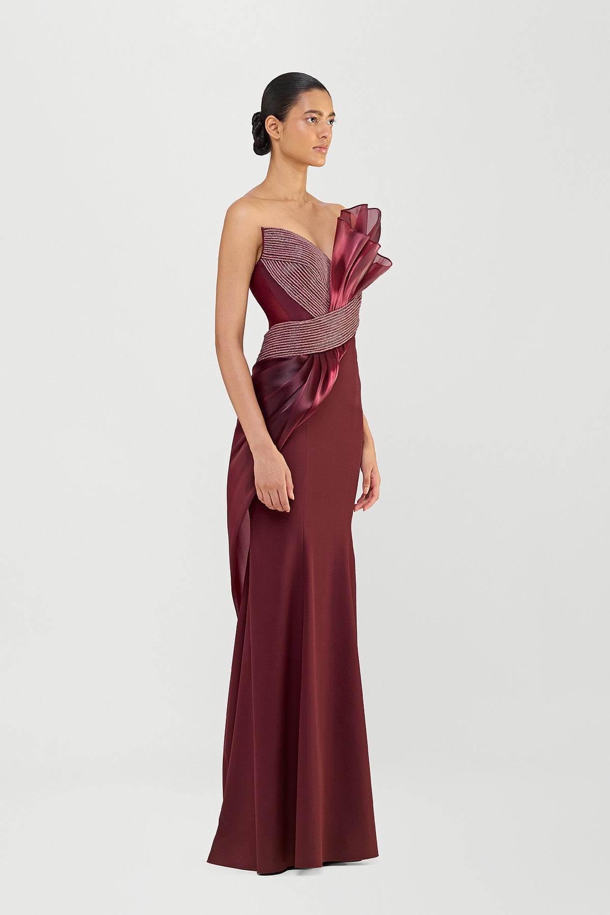 Moulded Crystalvein Gown