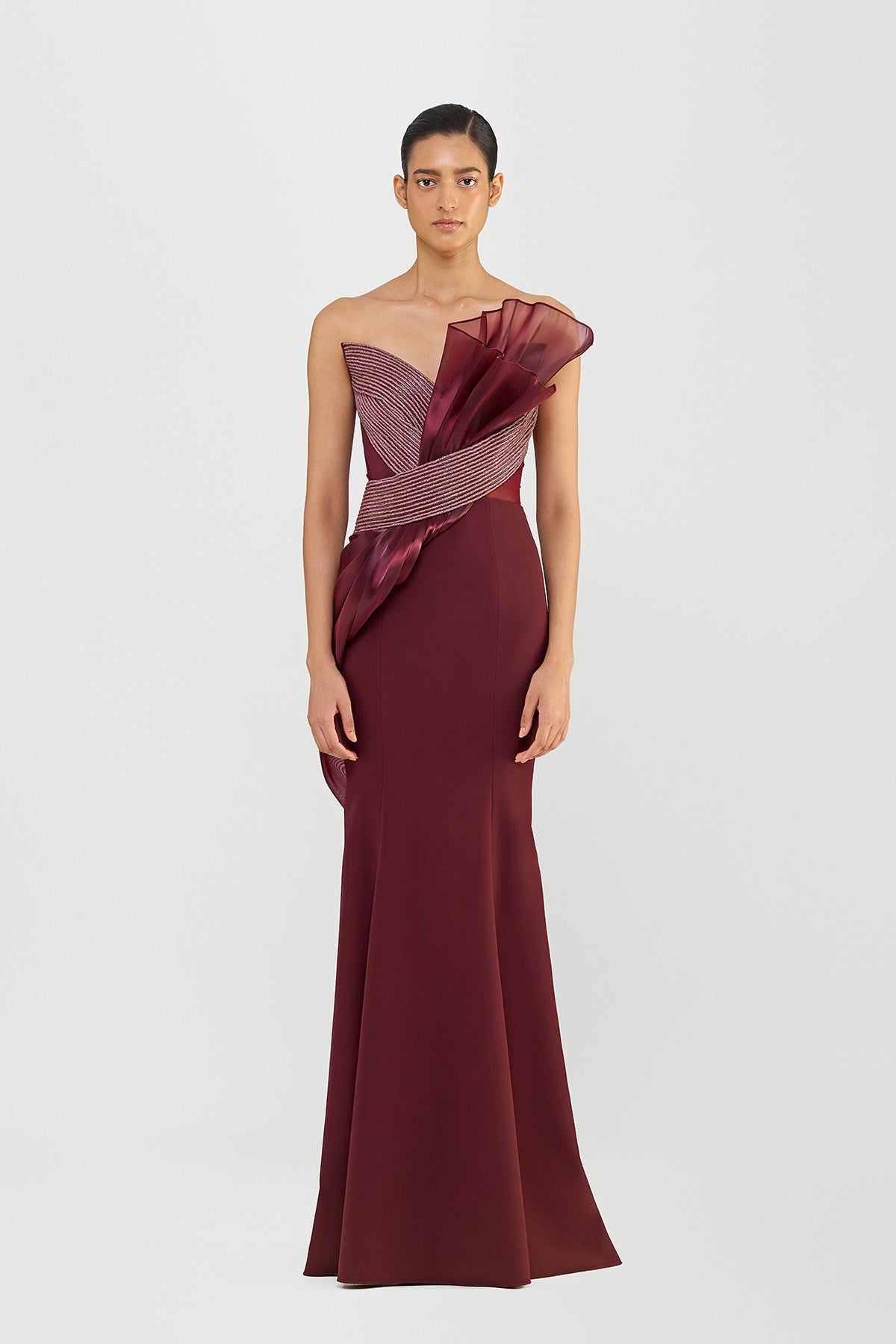 Moulded Crystalvein Gown