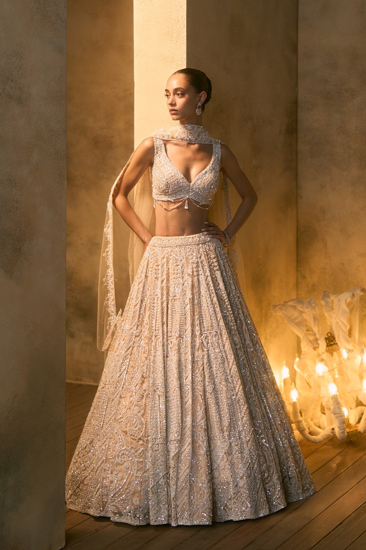 Vermeil Lehenga Set