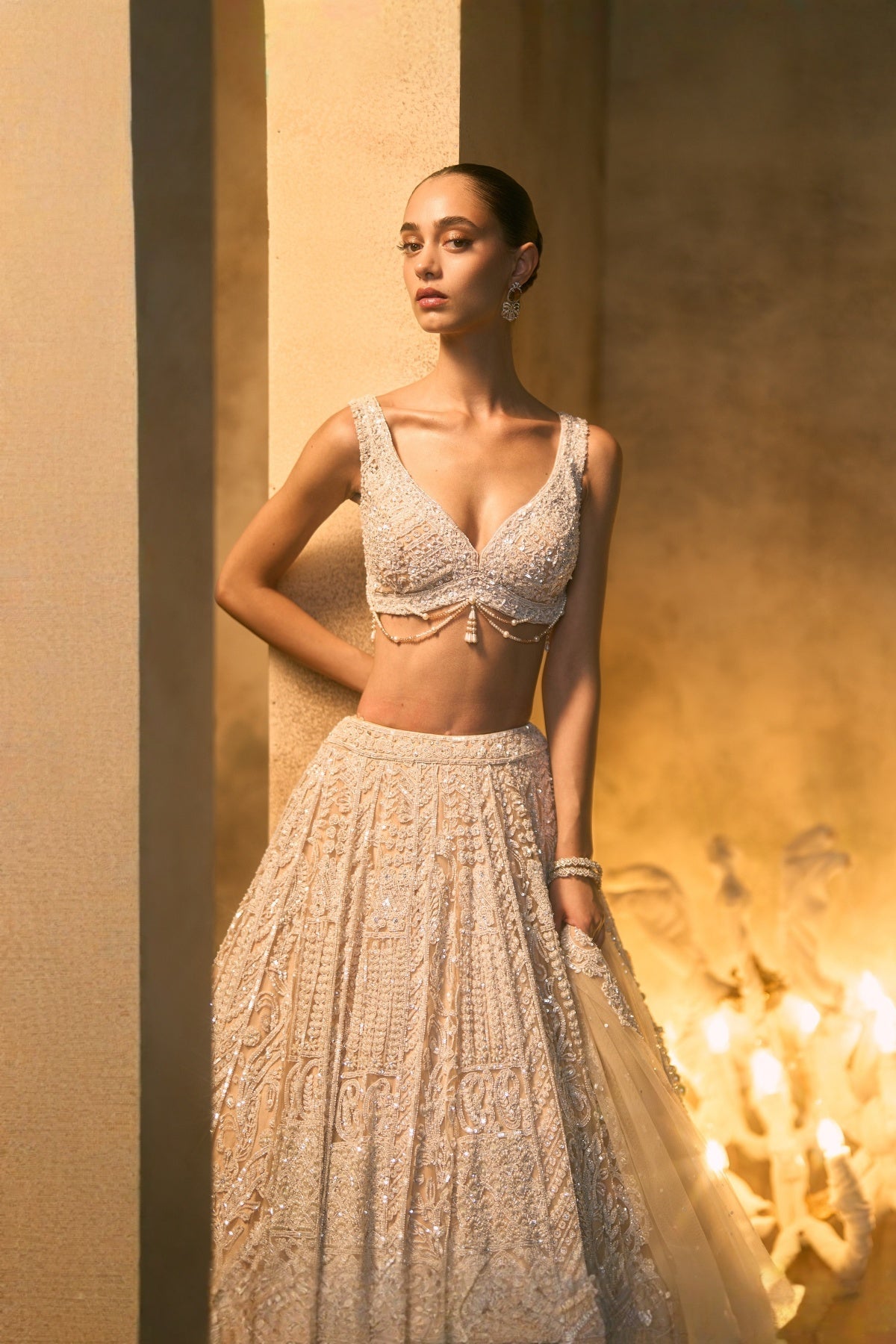 Vermeil Lehenga Set