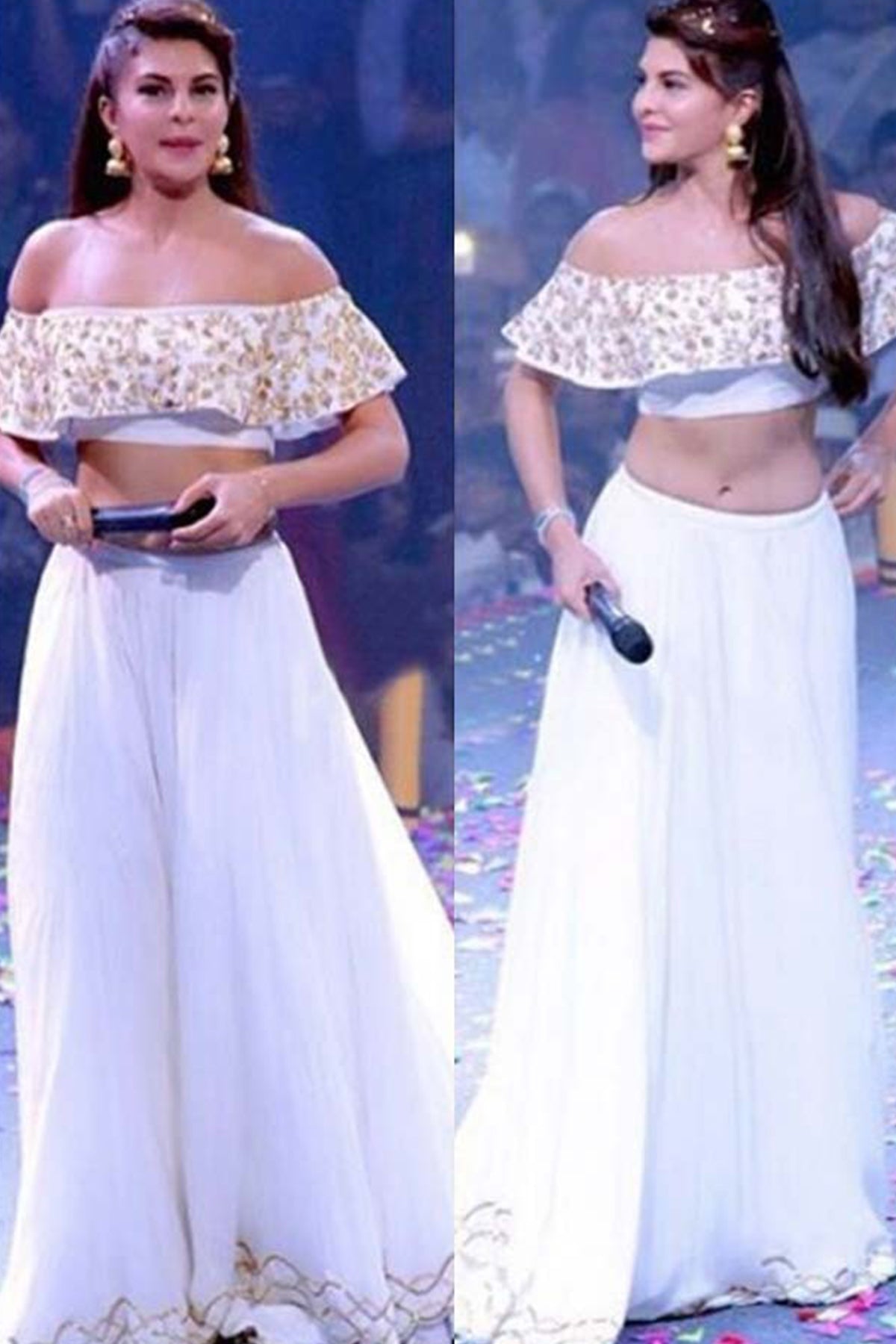 Jacqueline In Ivory Lehenga  Set