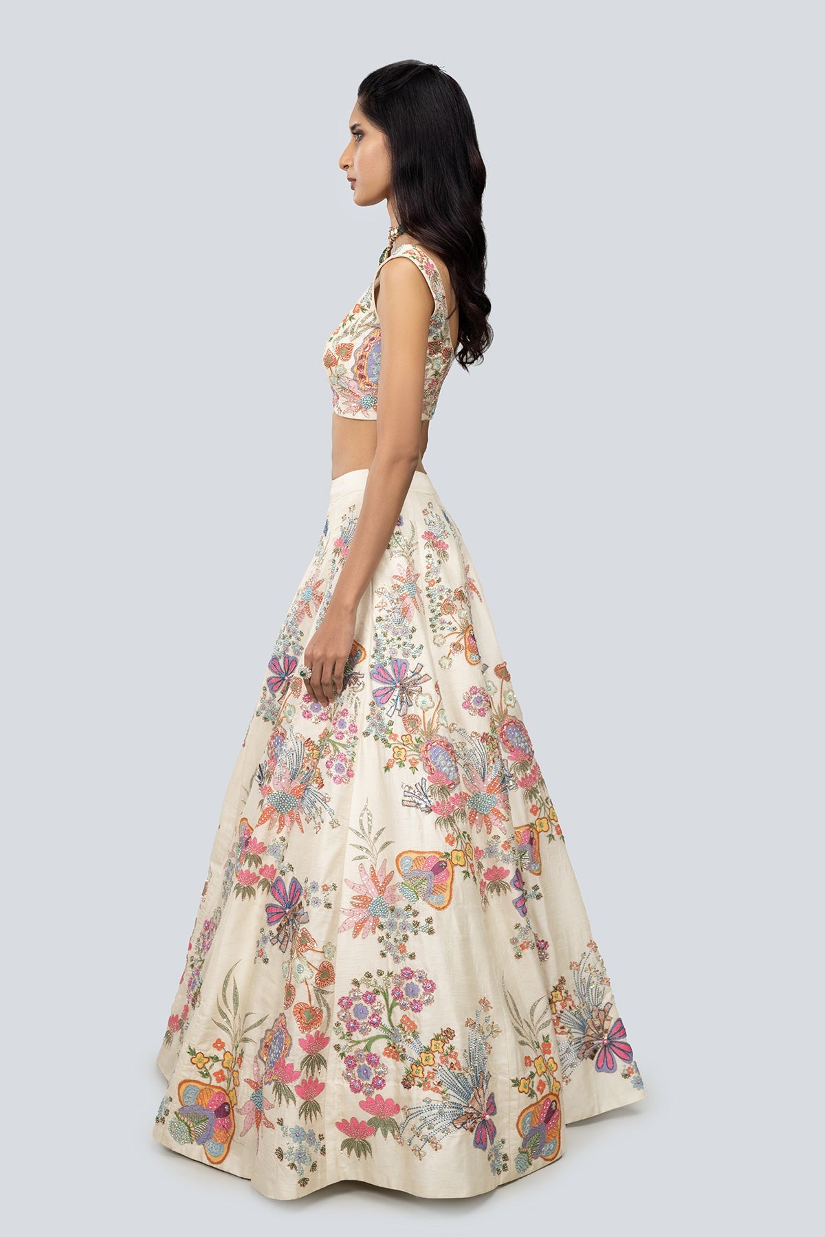 Zahra- ivory [12 panel]