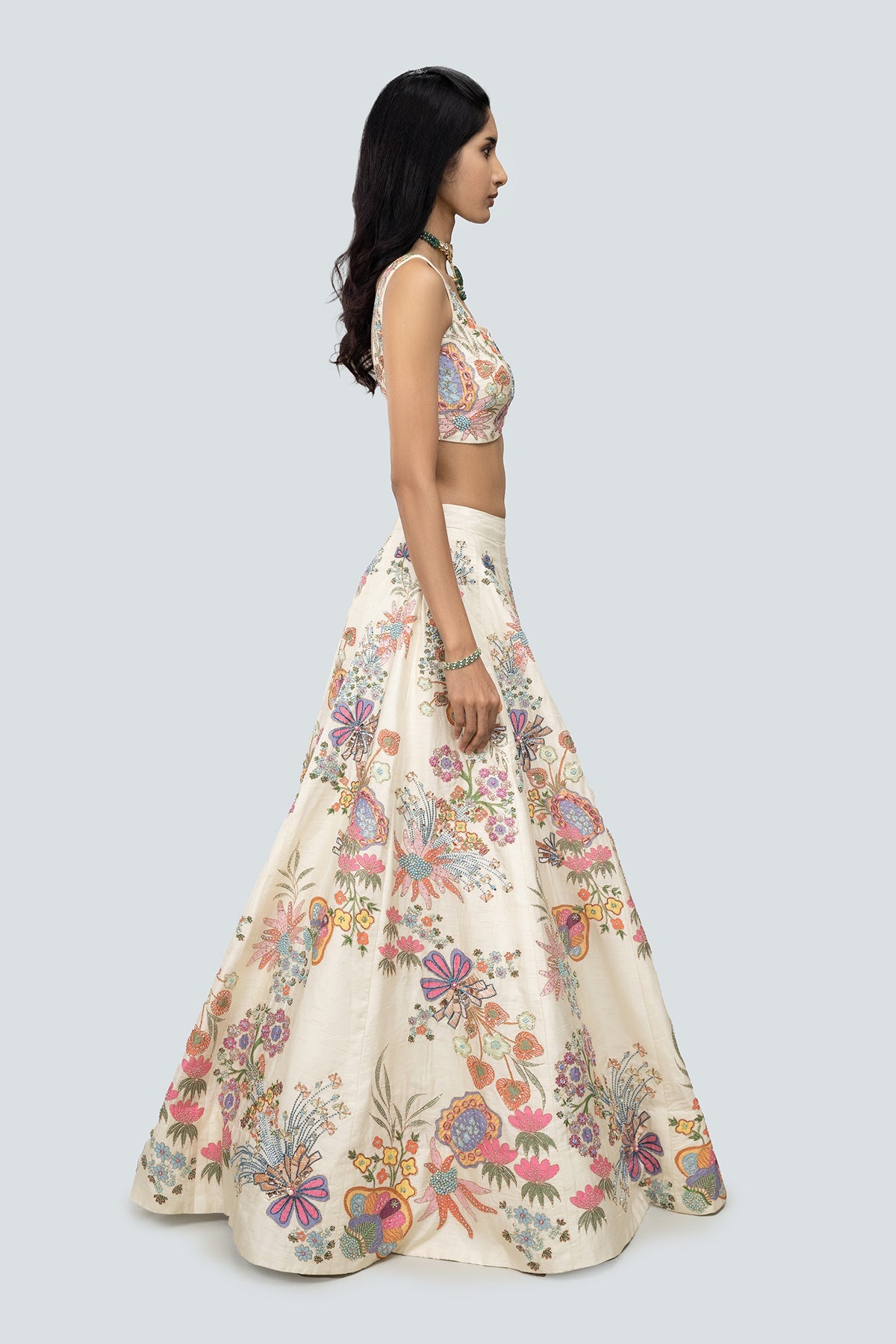 Zahra- ivory [12 panel]