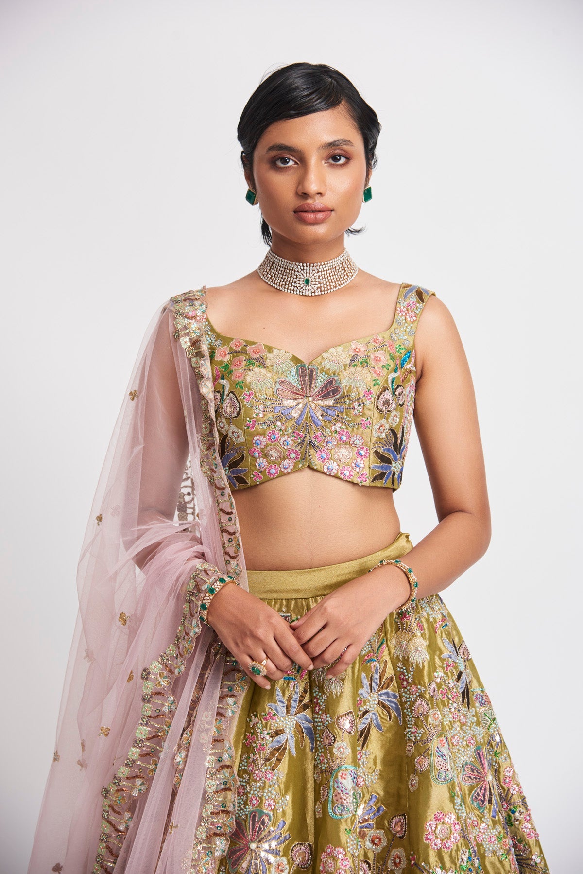 Zahra - citron green [16 panel]