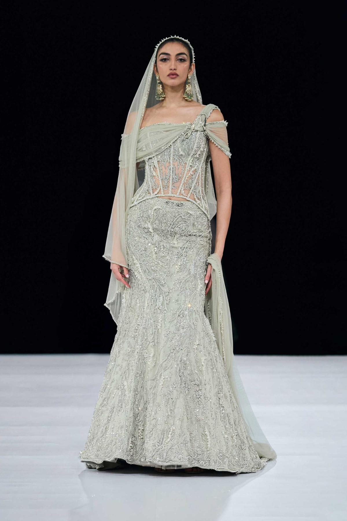 Blooming Pearl Lehenga