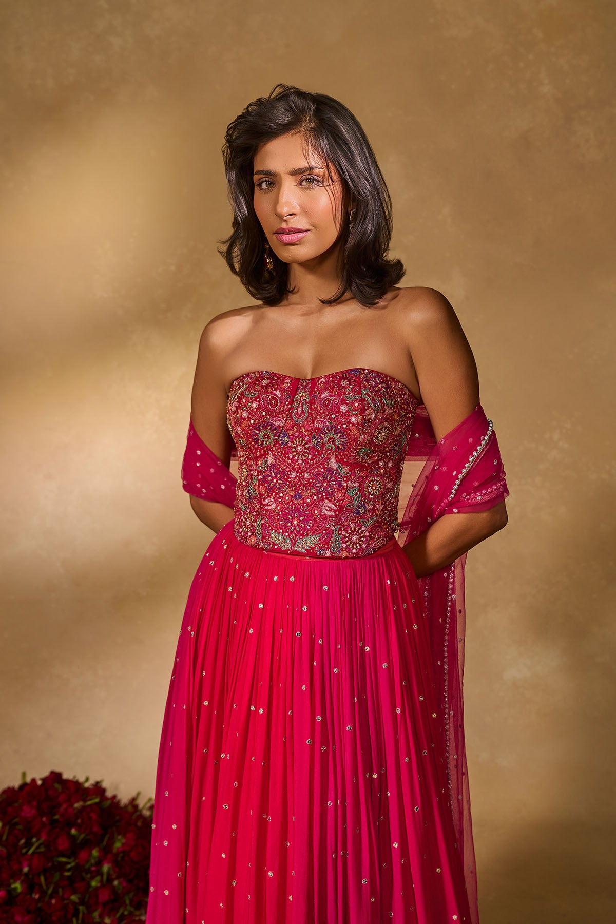 Aries Corset Lehenga