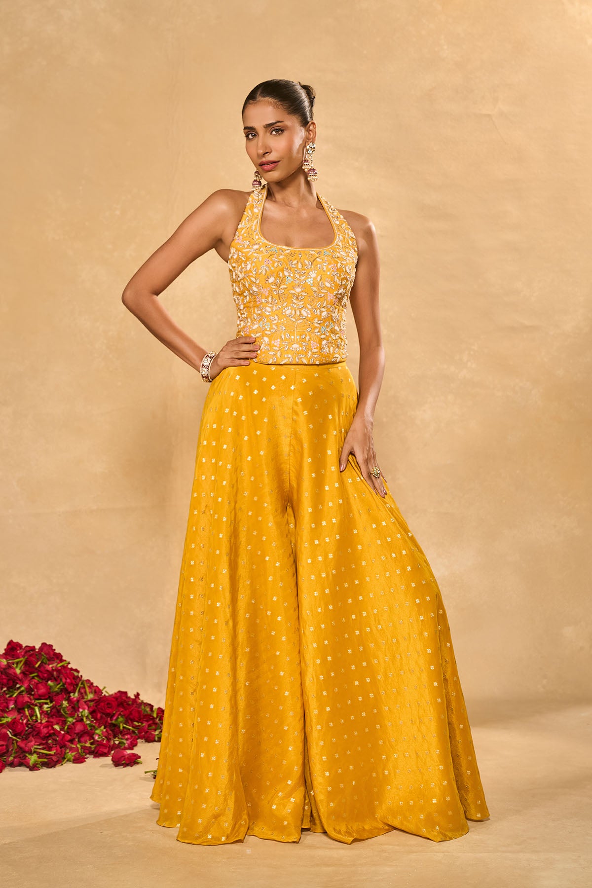 Riz With Tissue Pants