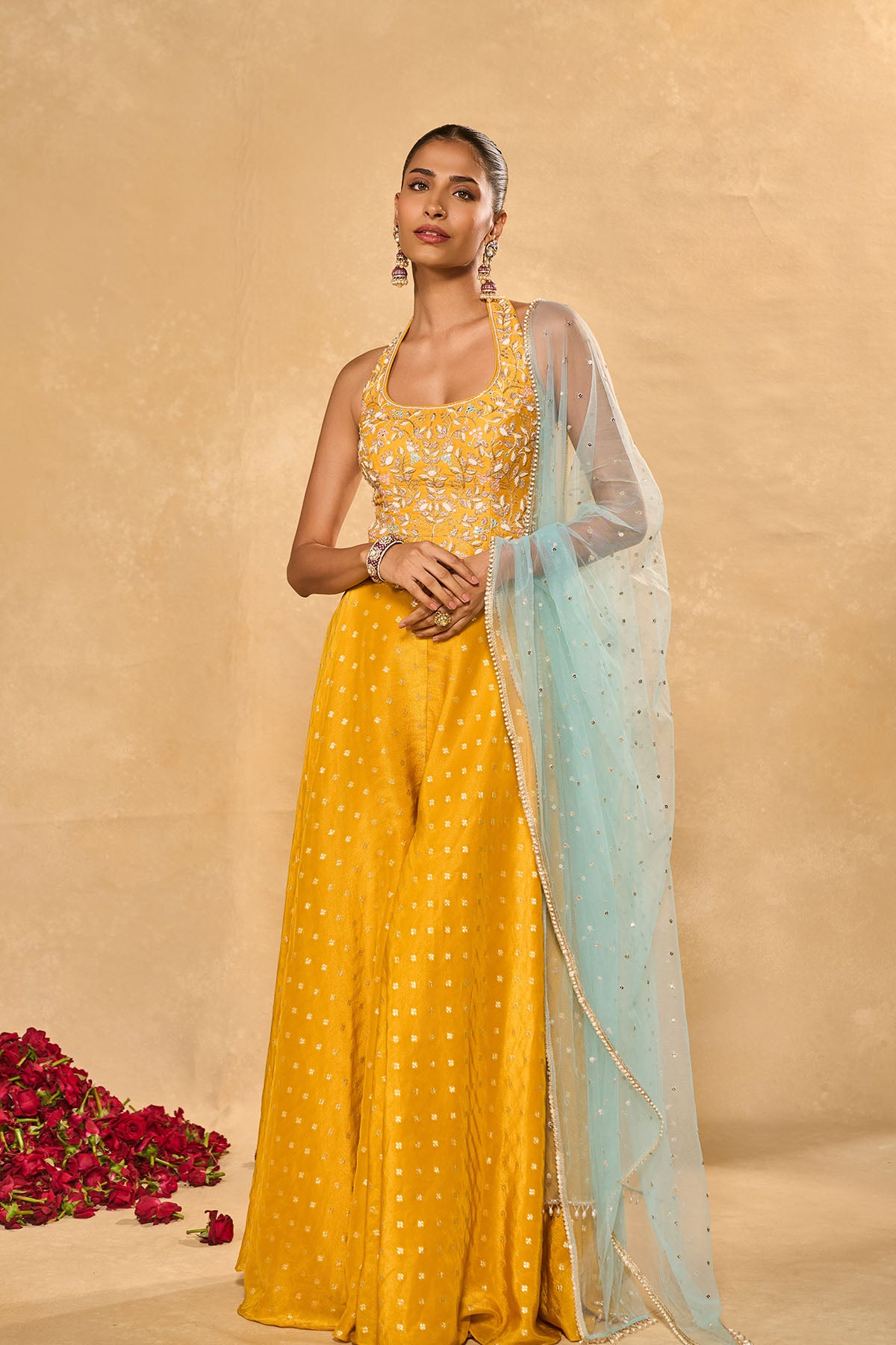 Riz With Tissue Pants