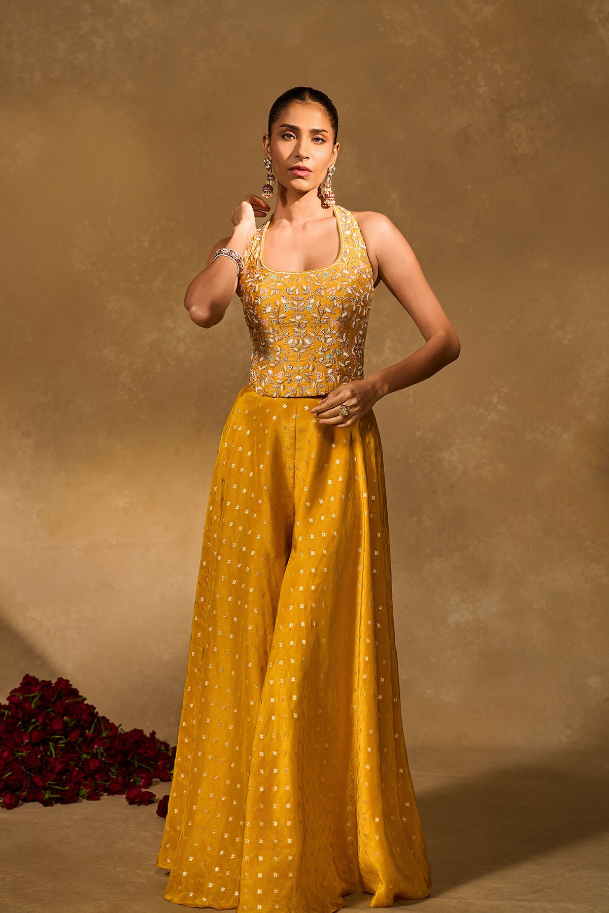 Riz With Tissue Pants