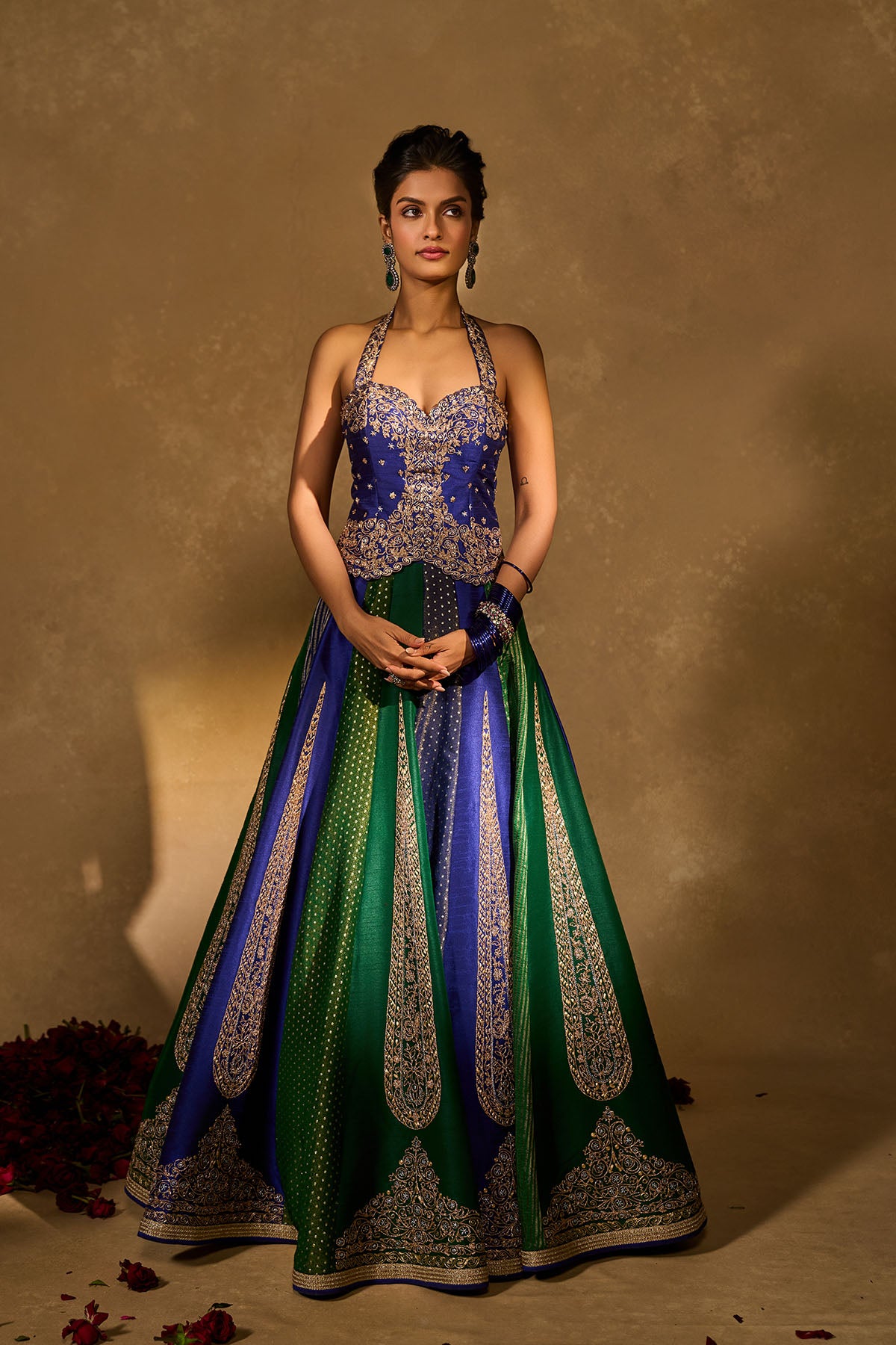 Blue Naina Lehenga