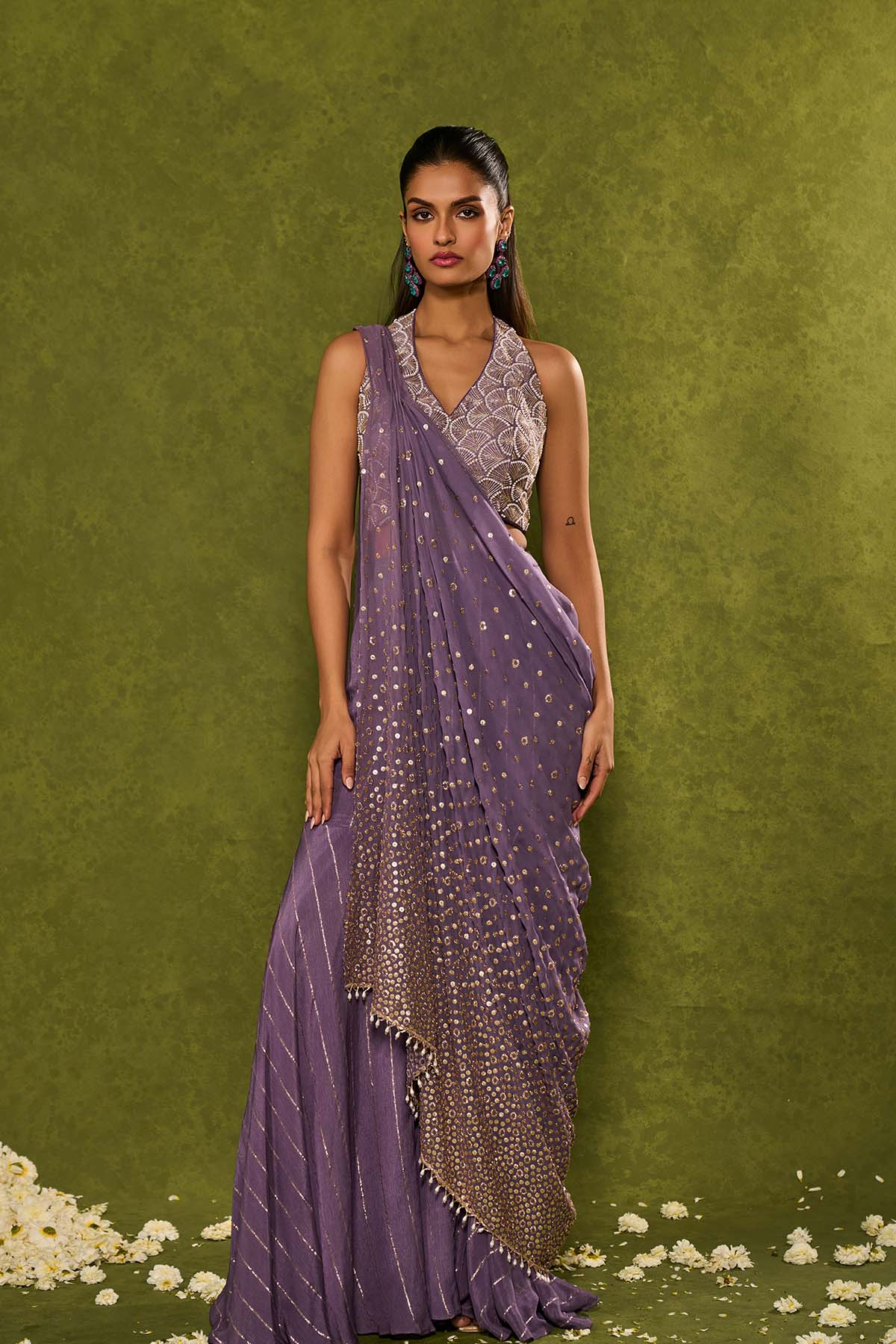 Hunar Drape Dupatta With Pants