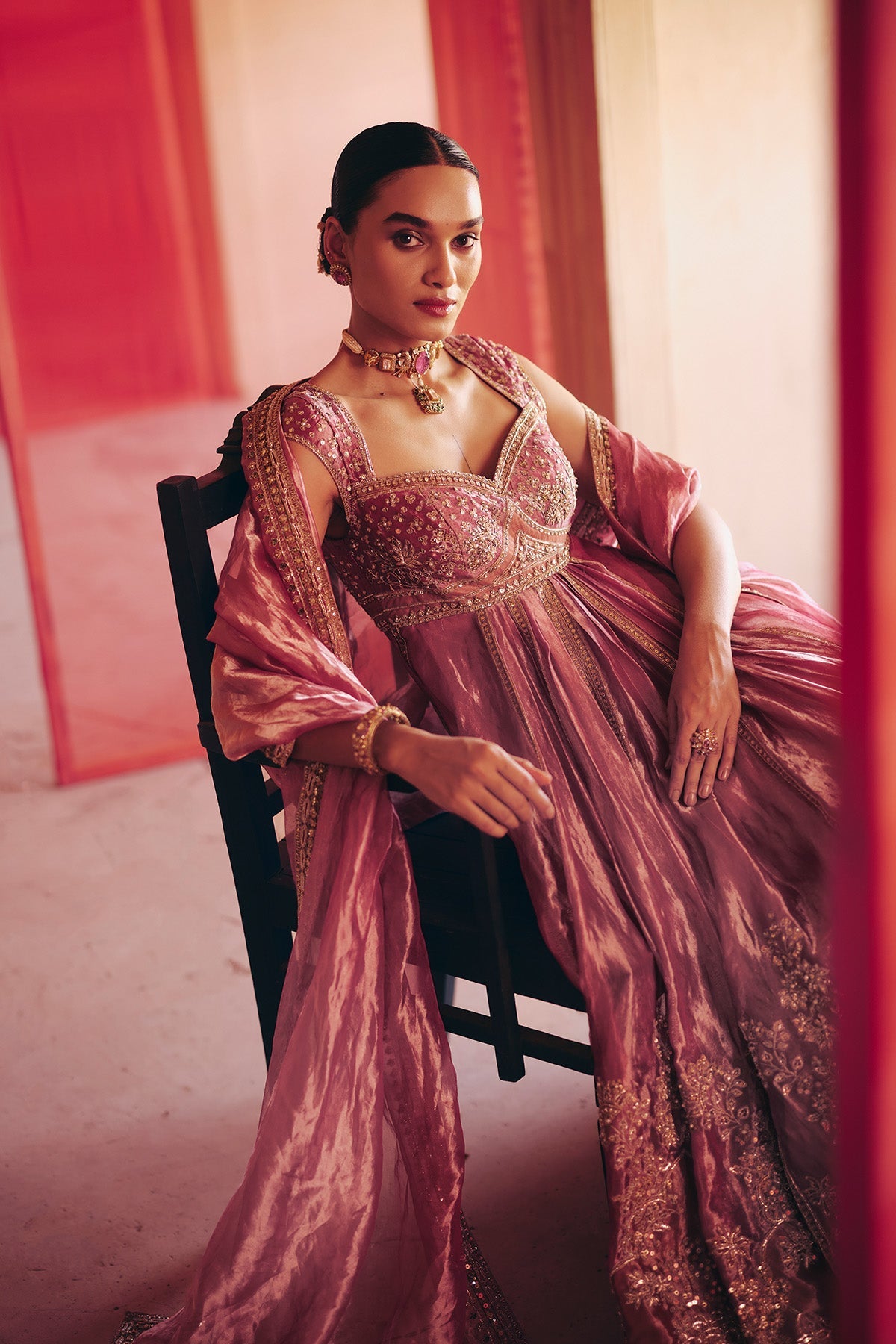 Gulnaar Anarkali Set