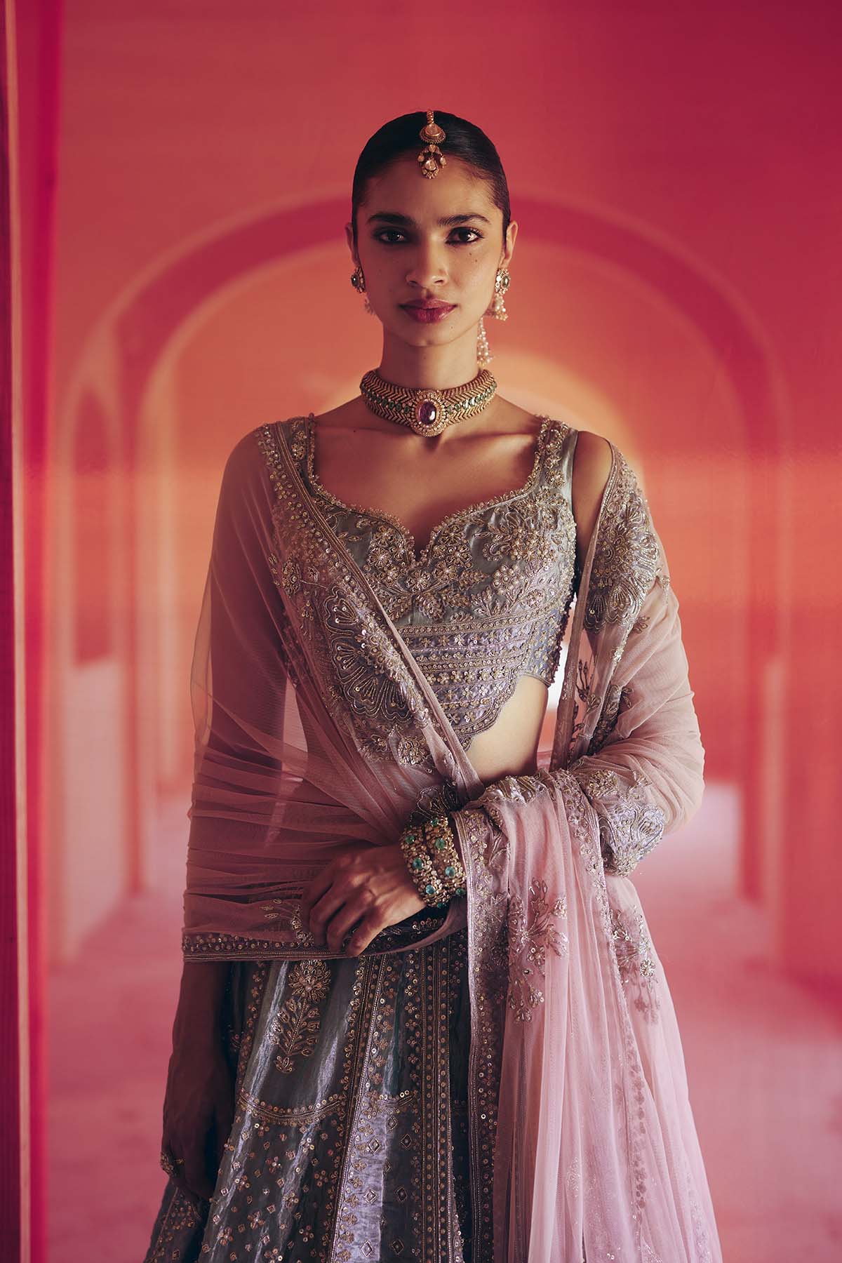 Wafa Lehenga Set