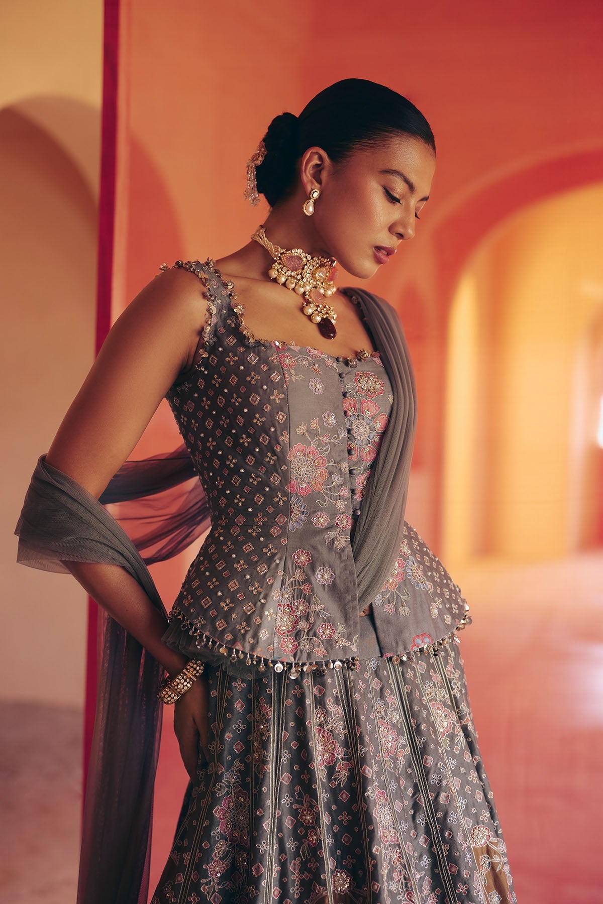 Zikr Lehenga Set