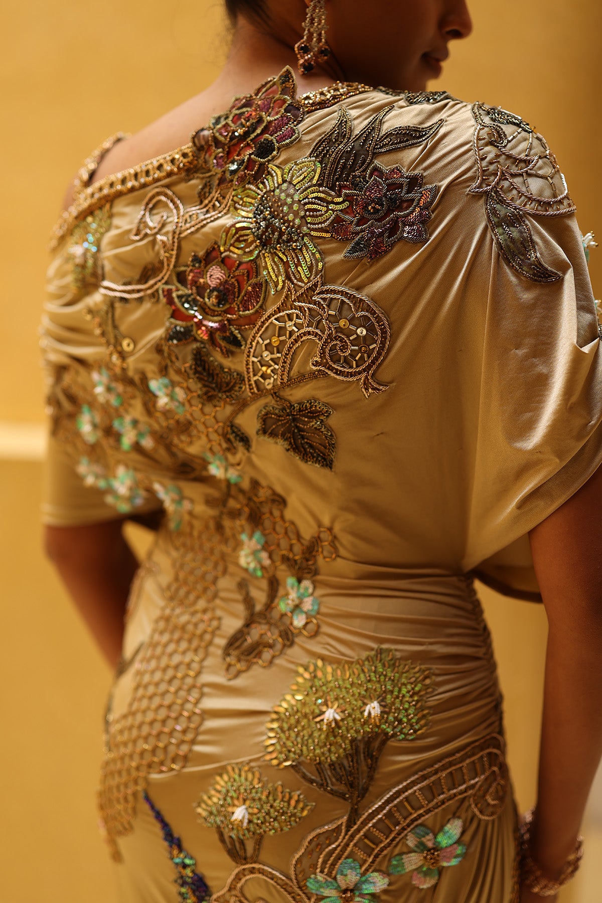 Amani Draped Kaftan Set