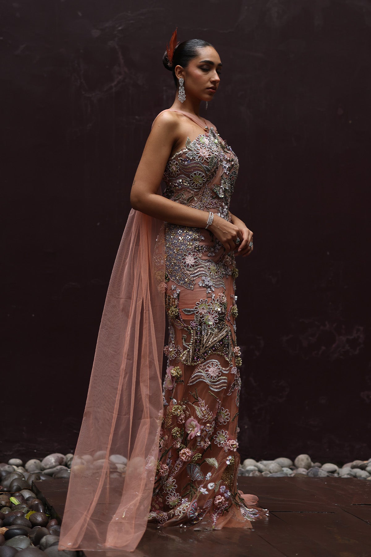 Gardenia Draped Dress