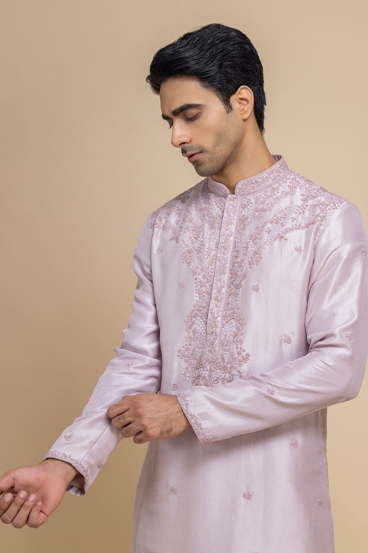 Lilac hue Kurta And Pant set