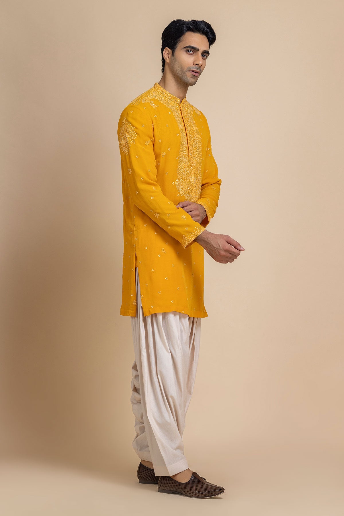 Amber Glow Kurta & Salwar Set