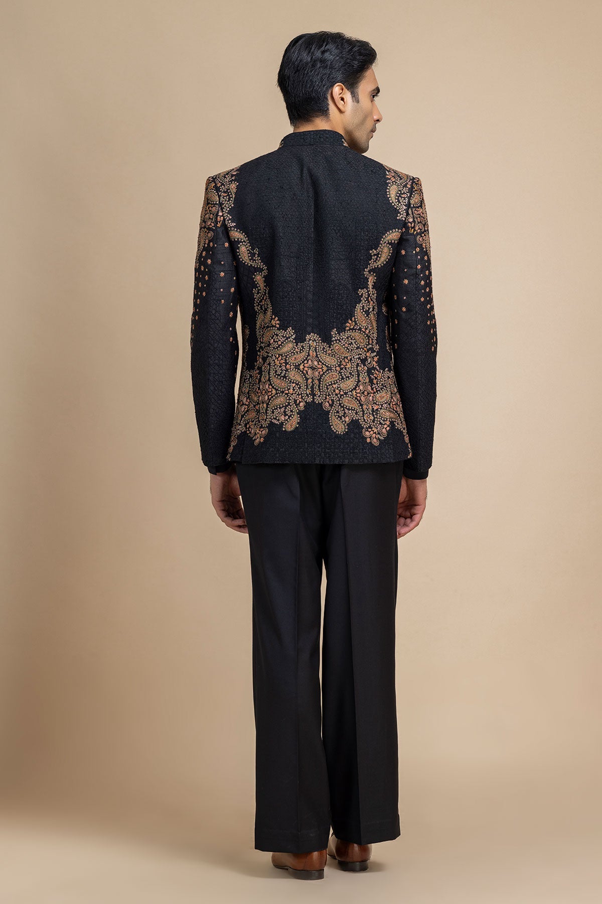 Kaashnoir Jacket, Shirt & Pant Set