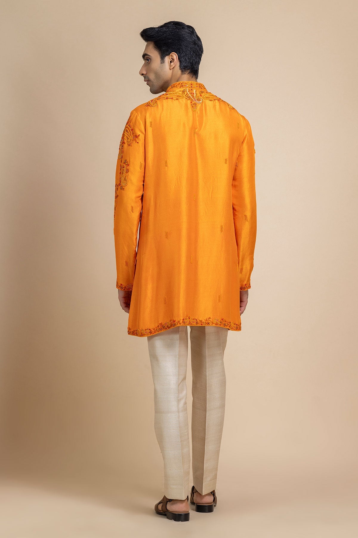 Marigold Charm Kurta & Pant Set