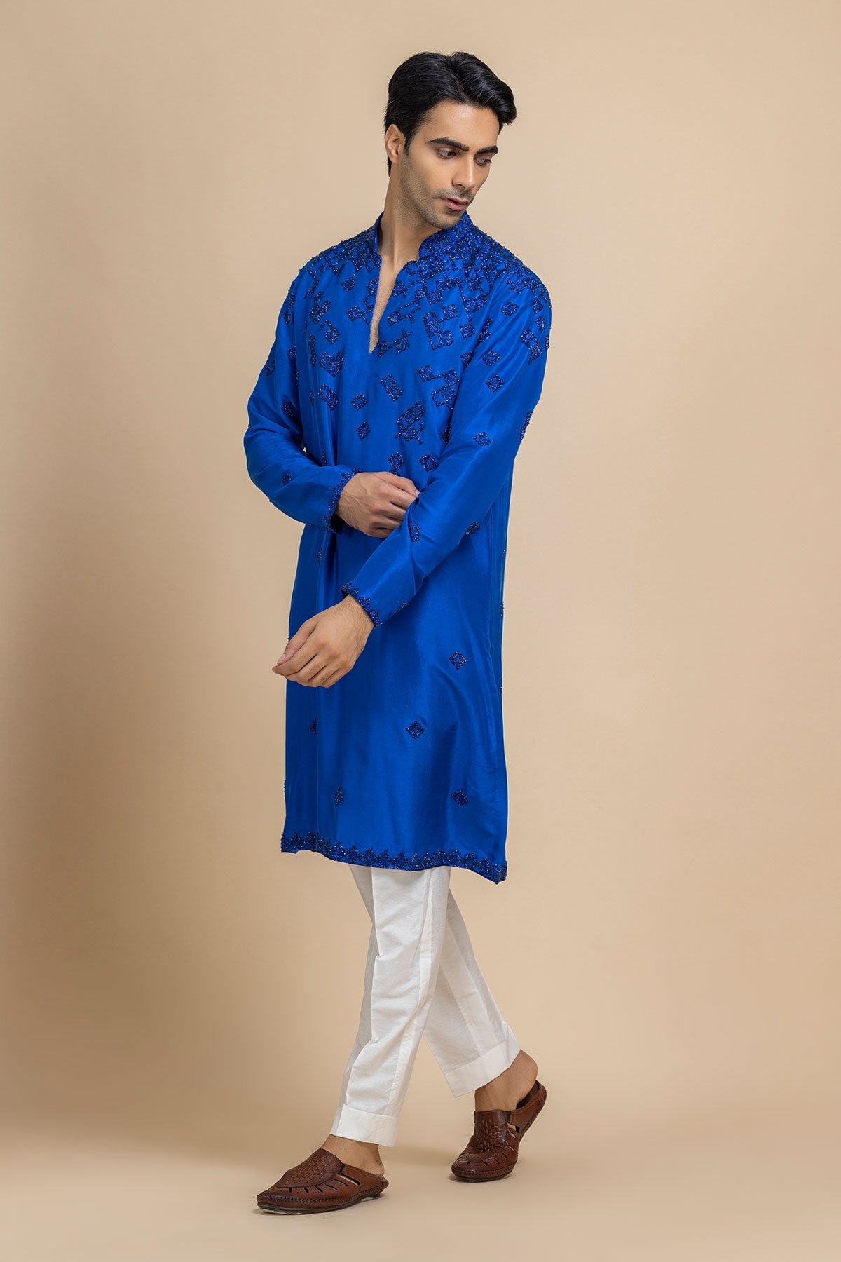 . Blue Monarch Kurta & Pant Set