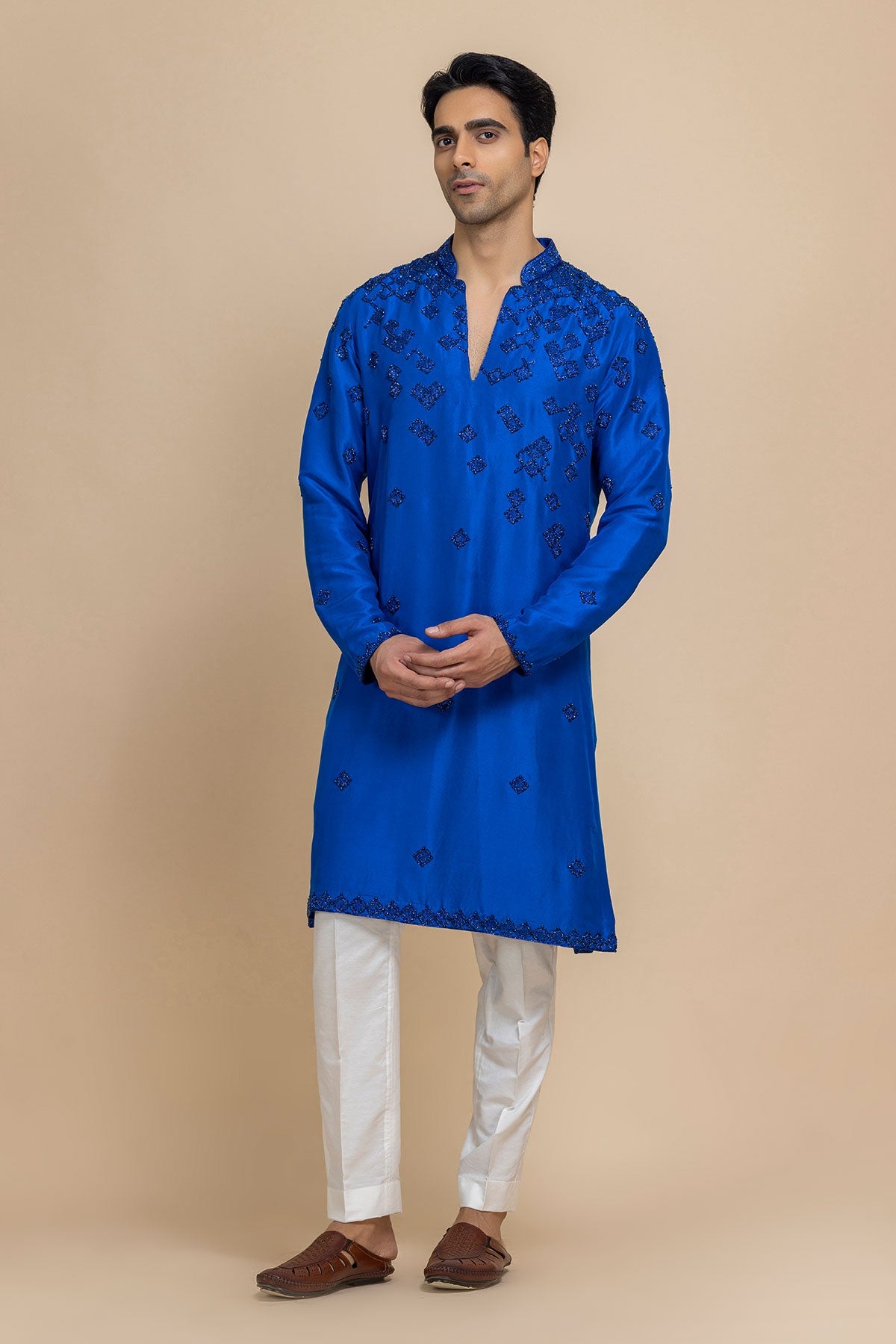 . Blue Monarch Kurta & Pant Set